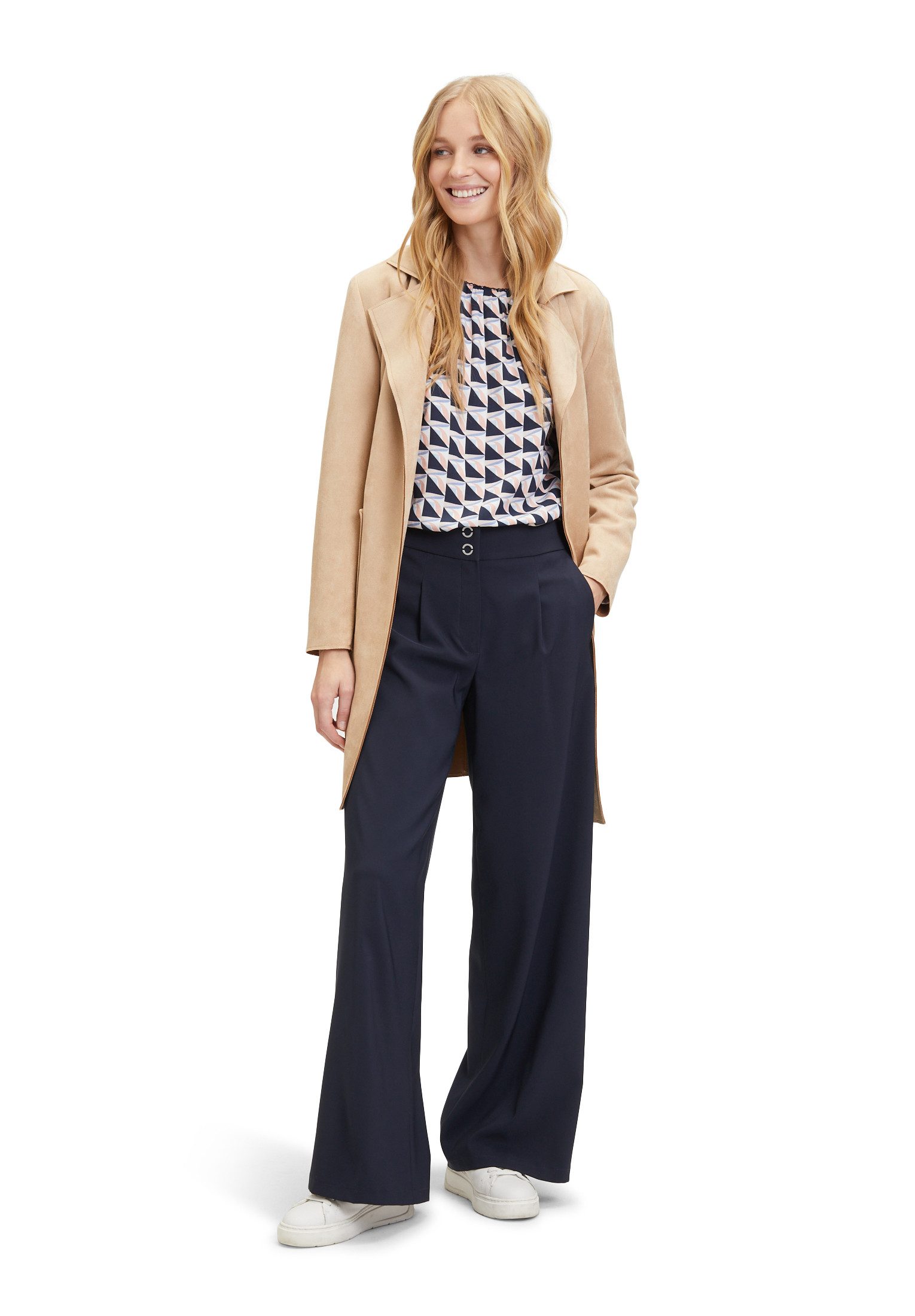 Betty Barclay Langarmbluse Betty Barclay Langarm-Bluse mit Rundhalsausschnitt