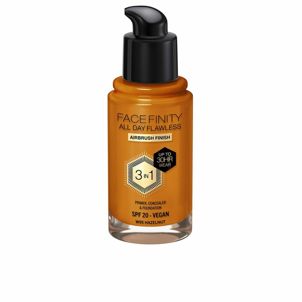 MAX FACTOR Foundation Facefinity All Day Flawless 3 In 1 Foundation W95-Hazelnut 30ml mehr