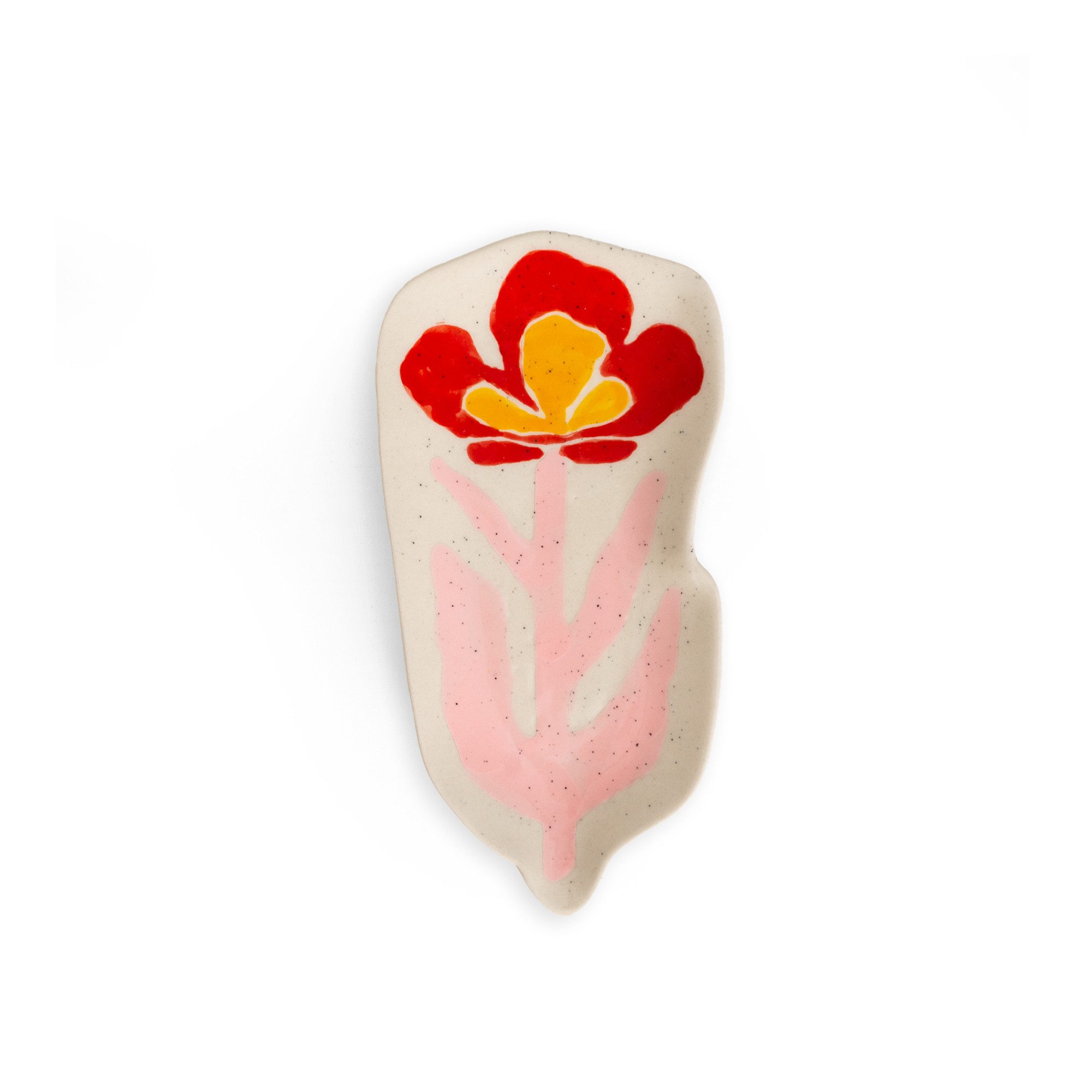 Helio Ferretti Schmuckablage Frühlingsblume (Keramik, 1 St., Blumen Motiv), ca. 15 x 7,5 x 1,5 cm