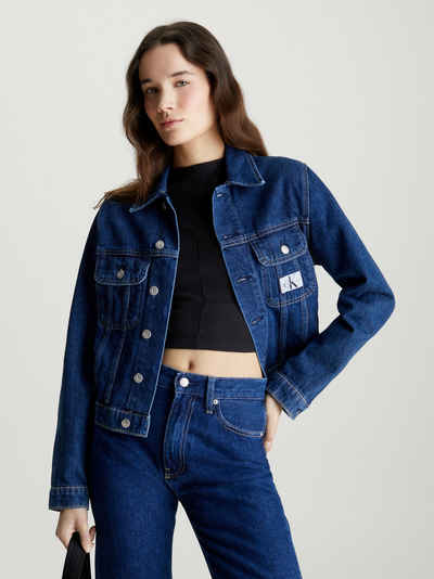 Calvin Klein Jeans Jeansjacke CROPPED 90s DENIM JACKET mit Brusttaschen