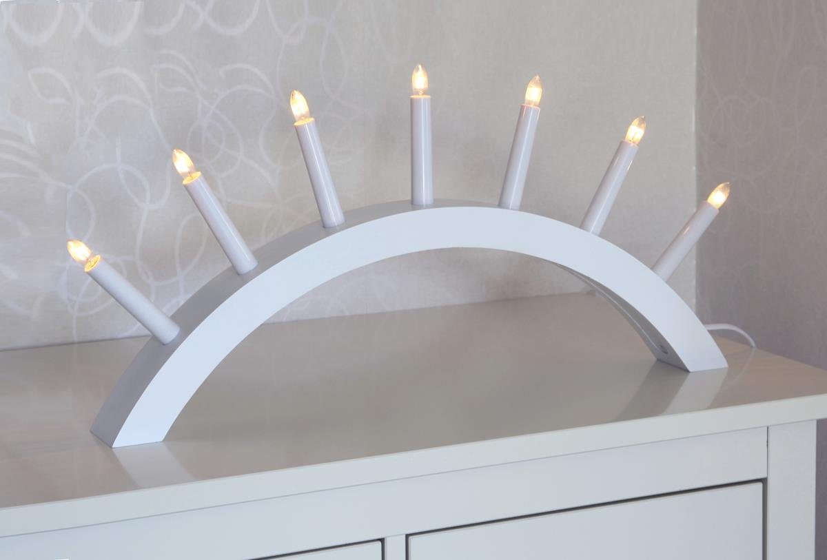 STAR TRADING LED Fensterleuchter »Lichterbogen "Aura" - 7 warmweiße