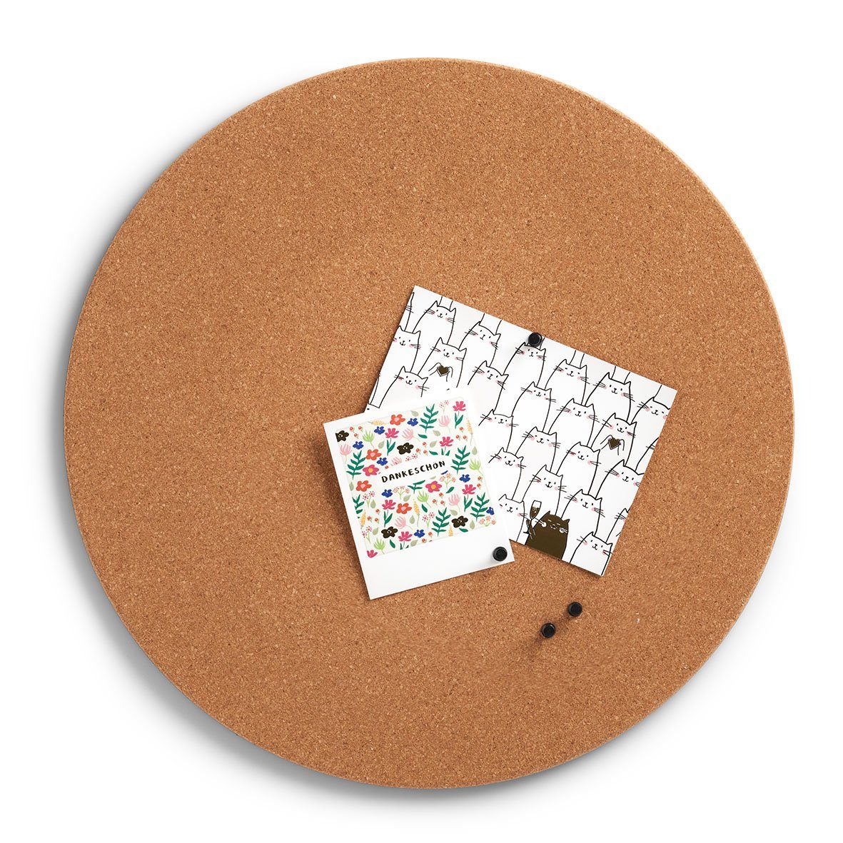 Zeller Present Pinnwand Pinboard, rund, Kork, günstig online kaufen