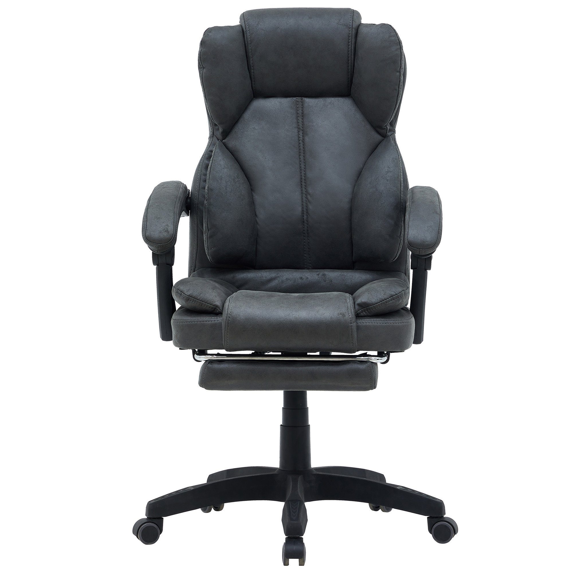 TRISENS Chefsessel Fabio (1 Stück), Chefsessel mit Fußstütze, extra Polsterungen und Relaxposition