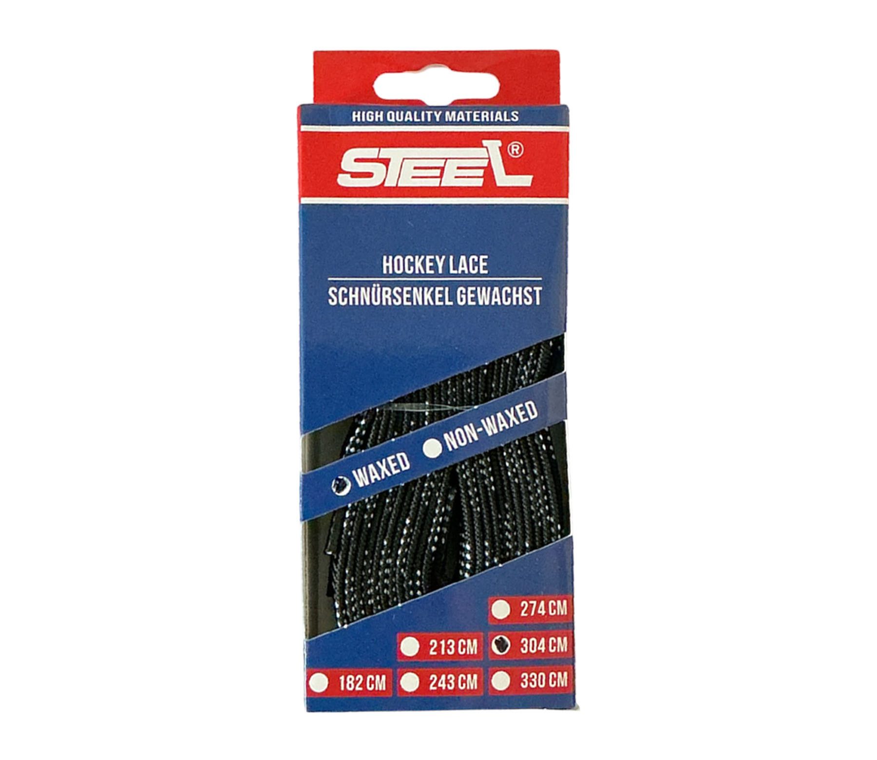 Schnürsenkel Schnürsenkel STEEL gewachst Eishockey Profi Qualität