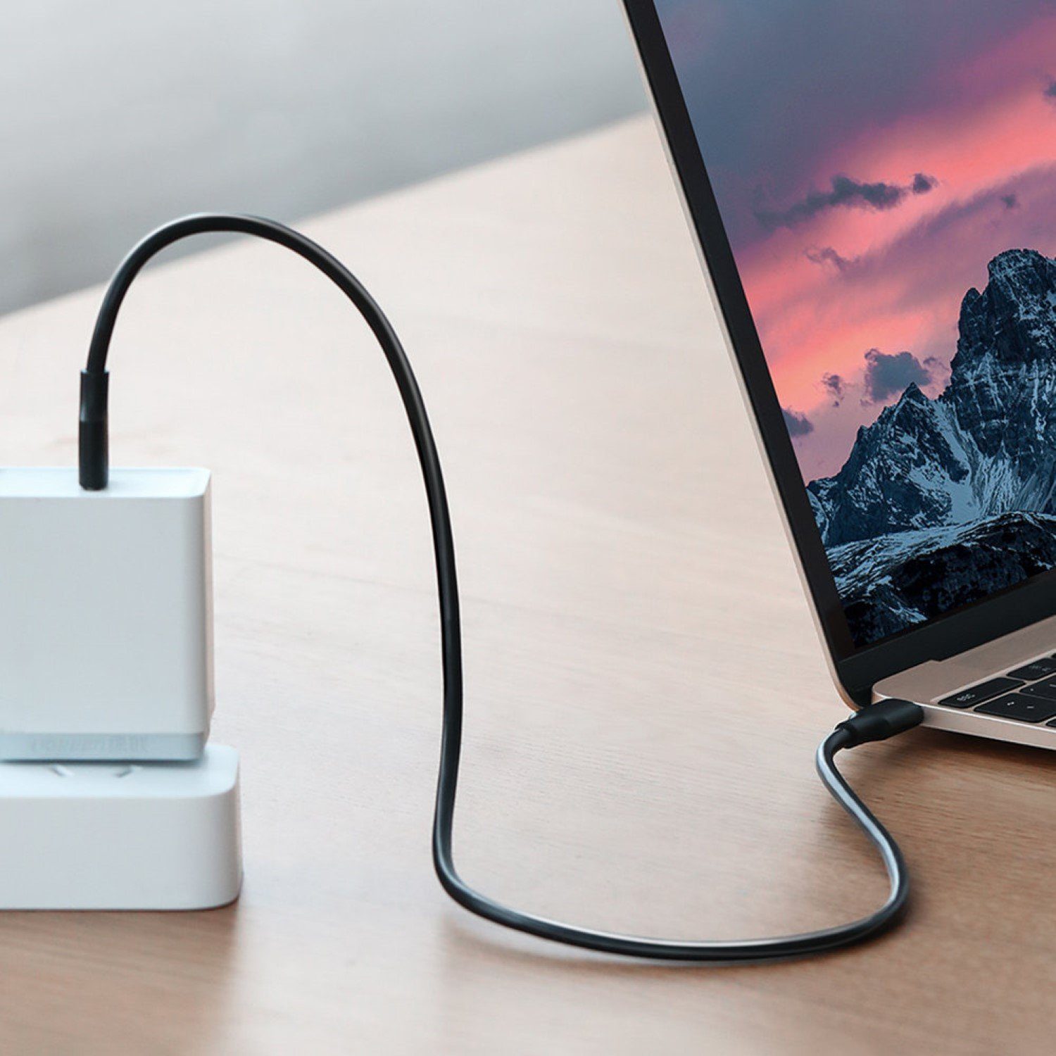 UGREEN USB Type C Lade- und Datenkabel 3A 1m schwarz (US286) Smartphone-Kabel