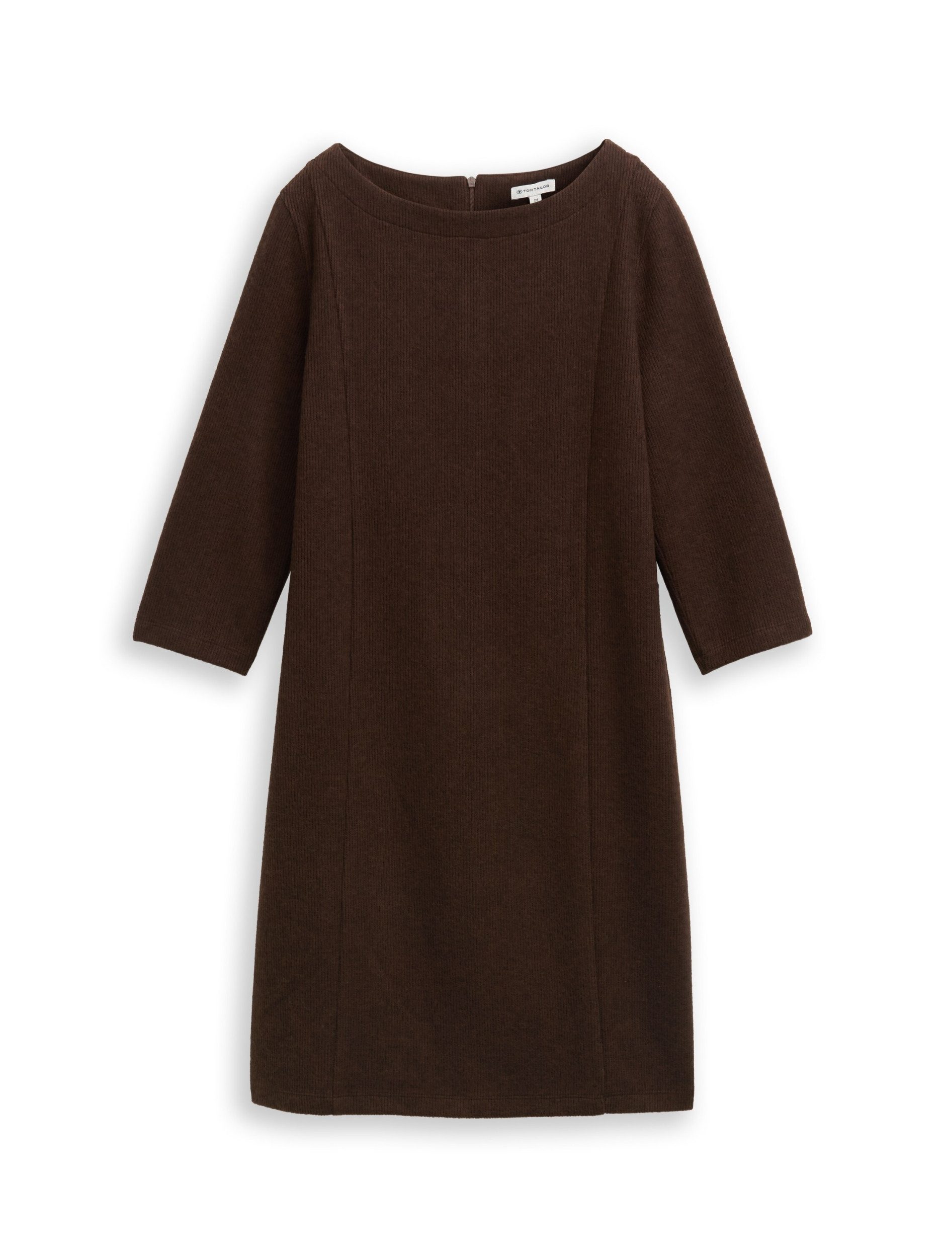 TOM TAILOR Baseball Cap dress cosy rib dark pecan brown melange günstig online kaufen