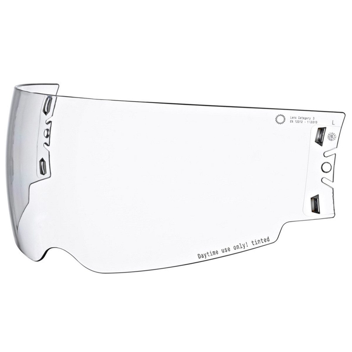 Schuberth Motorradhelm-Visier Sonnenblende für Schuberth C4Pro/ C4/ E1/ C3/ C3Pro/ S2 KLAR 50-59, antibeschlag beschichtet