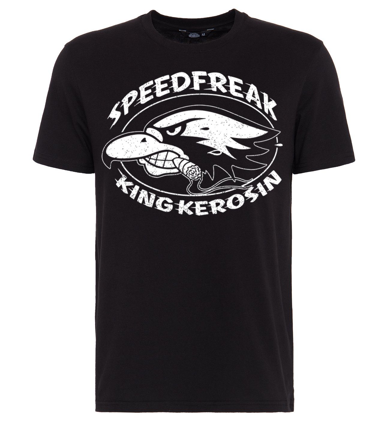 KingKerosin T-Shirt Speedfreak mit Moon-Waschung