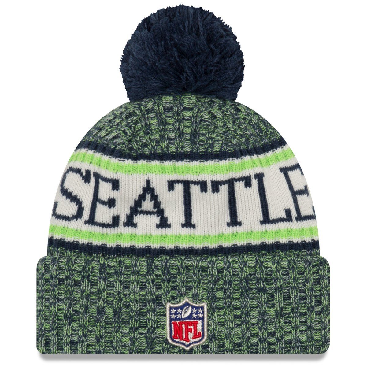 New Era Fleecemütze NFL Sideline Bobble Seattle Seahawks günstig online kaufen