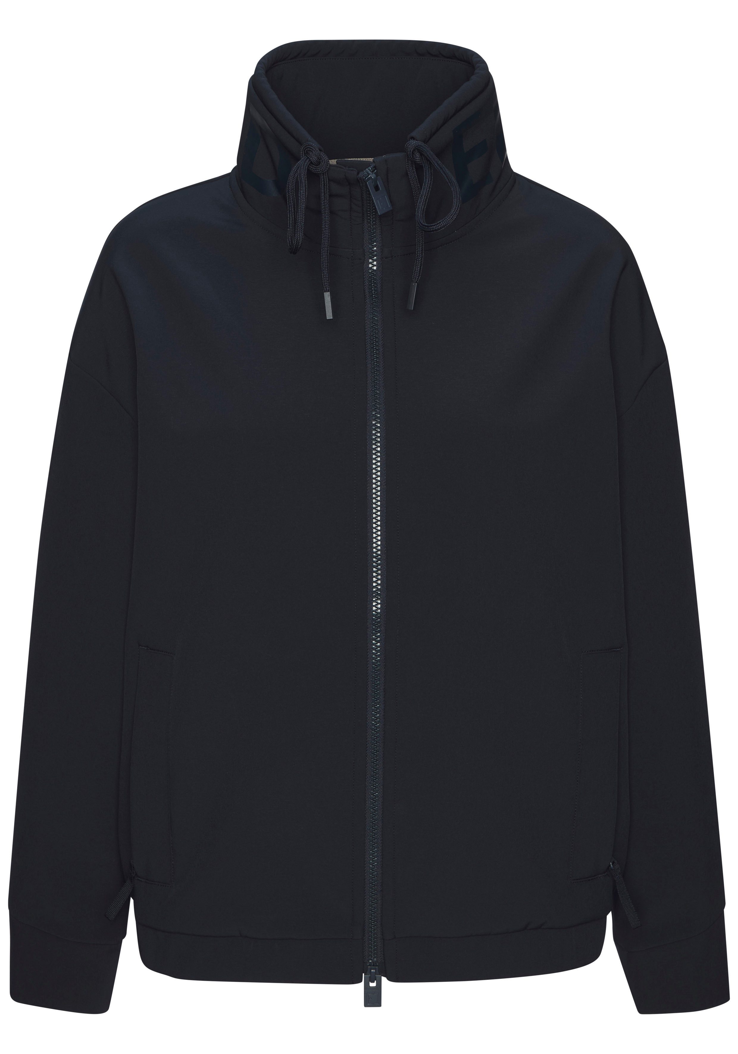 Elbsand Softshelljacke mit hohem, verstellbaren Kragen
