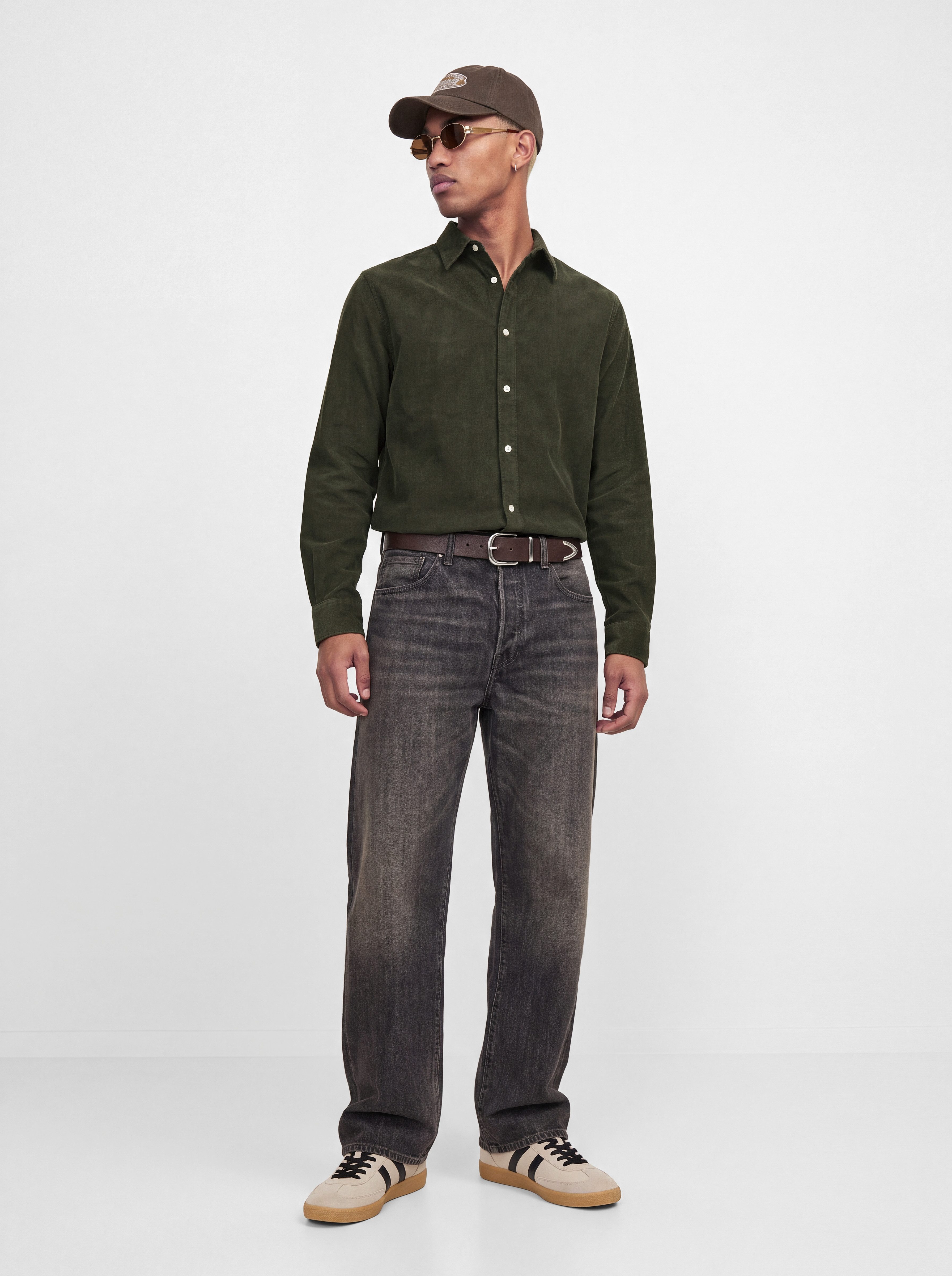 Jack & Jones Langarmhemd JJEFIELD CORD SHIRT LS SN Baumwolle, regular fit – Bild 2 von 5