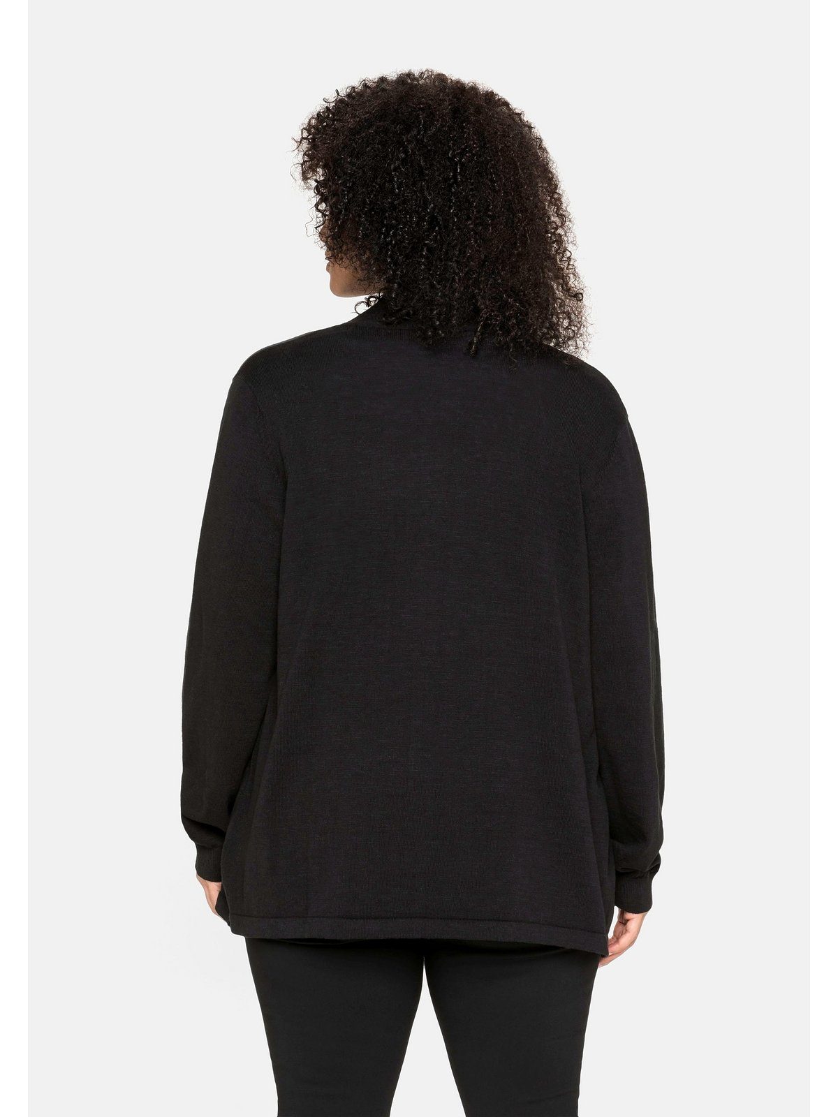 Sheego Strickjacke Große Größen mit Schalkragen