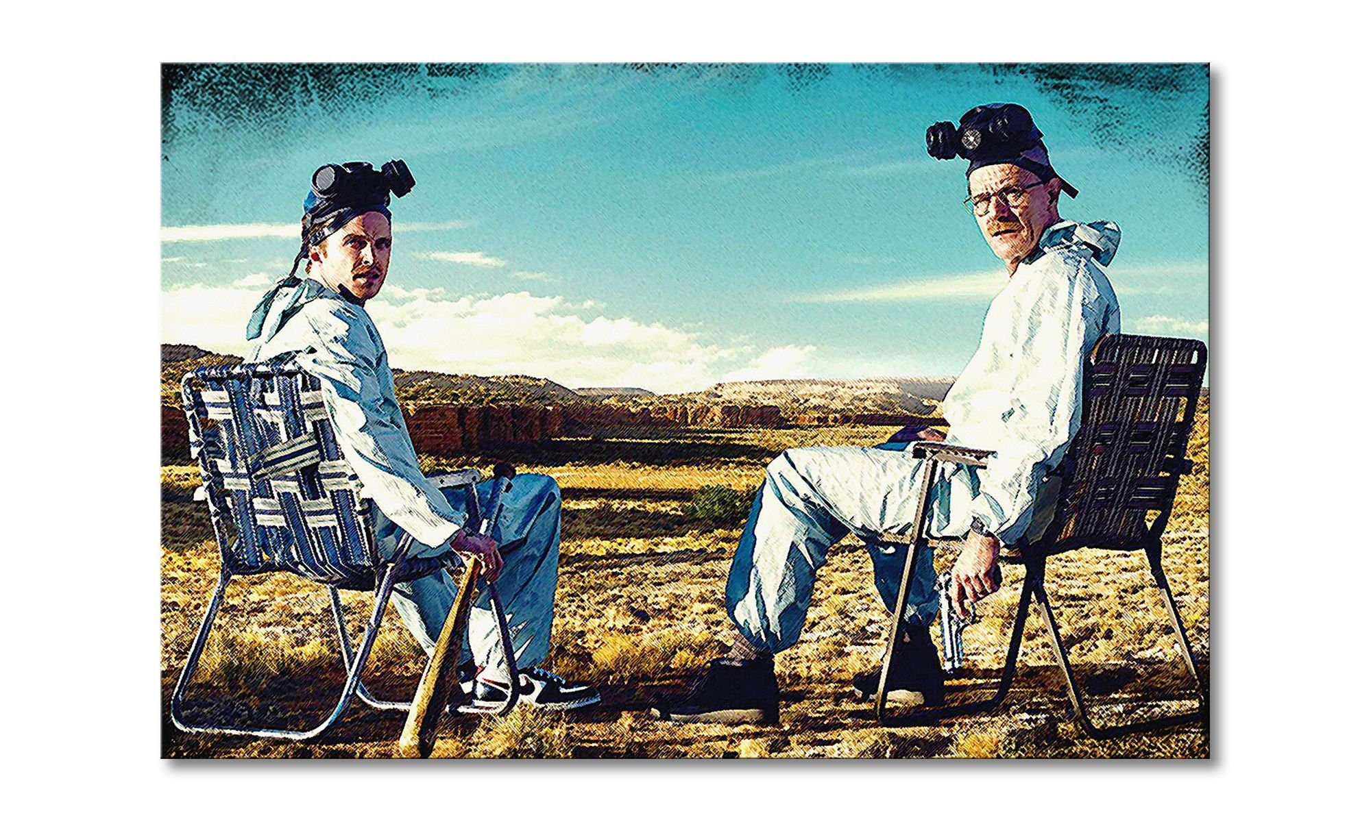 Leinwandbild Walter and Jesse