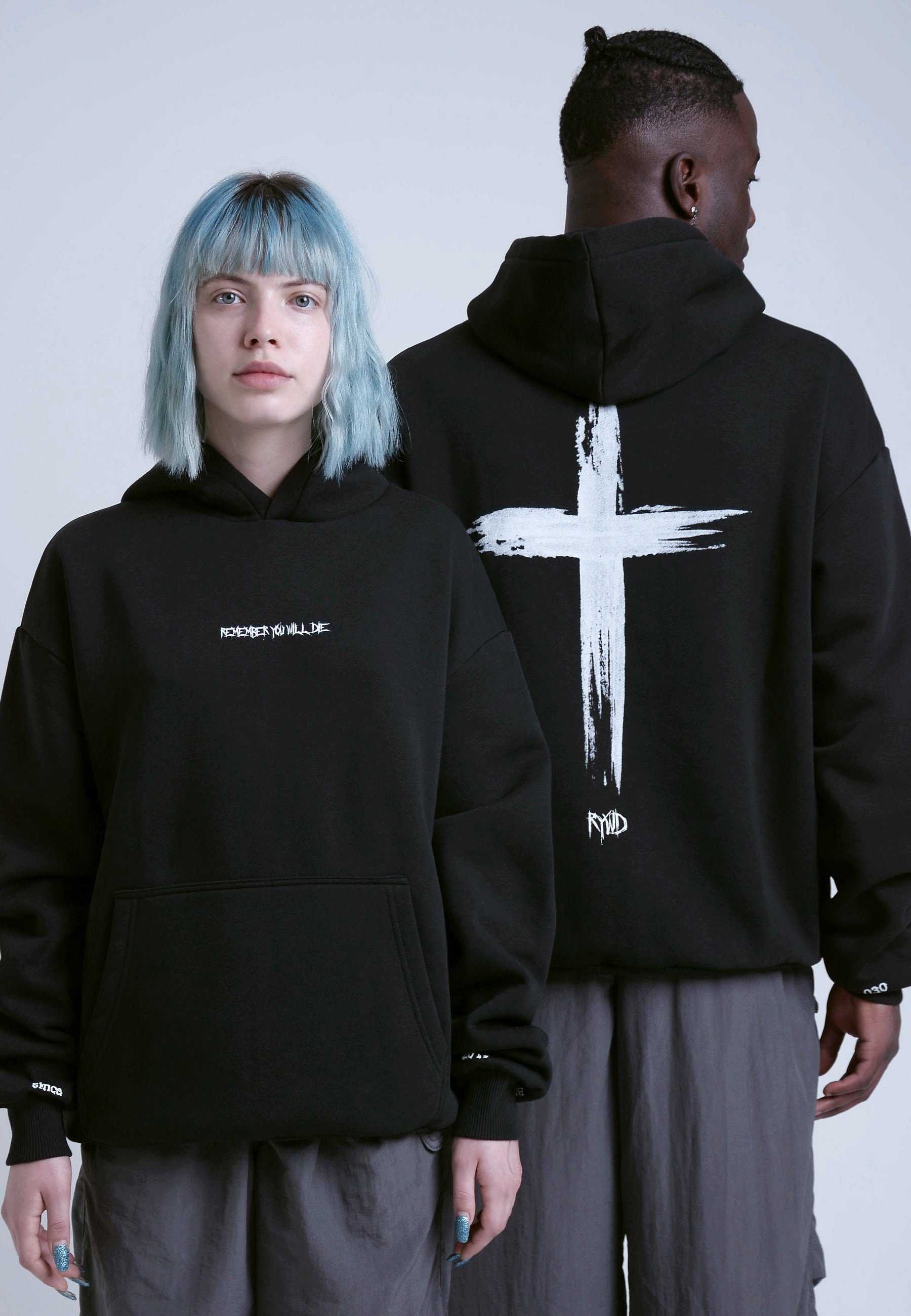 you Hoodie die - Remember Cross will Kapuzensweatshirt RYWD