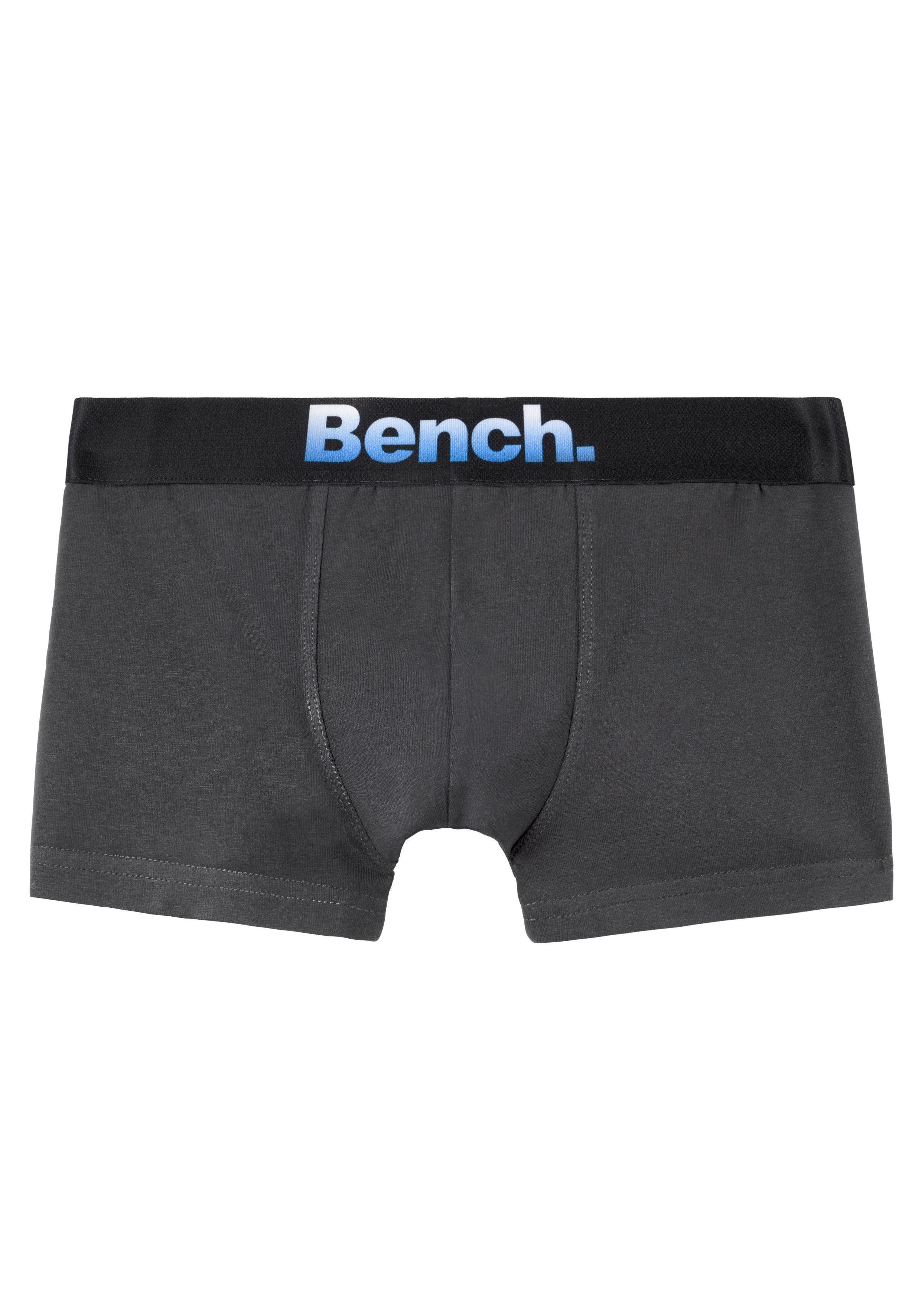 Bench. Boxer Boxershorts für Jungen (Packung, 3-St) unifarben, mit Logobund, Baumwollmischung – Bild 2 von 4