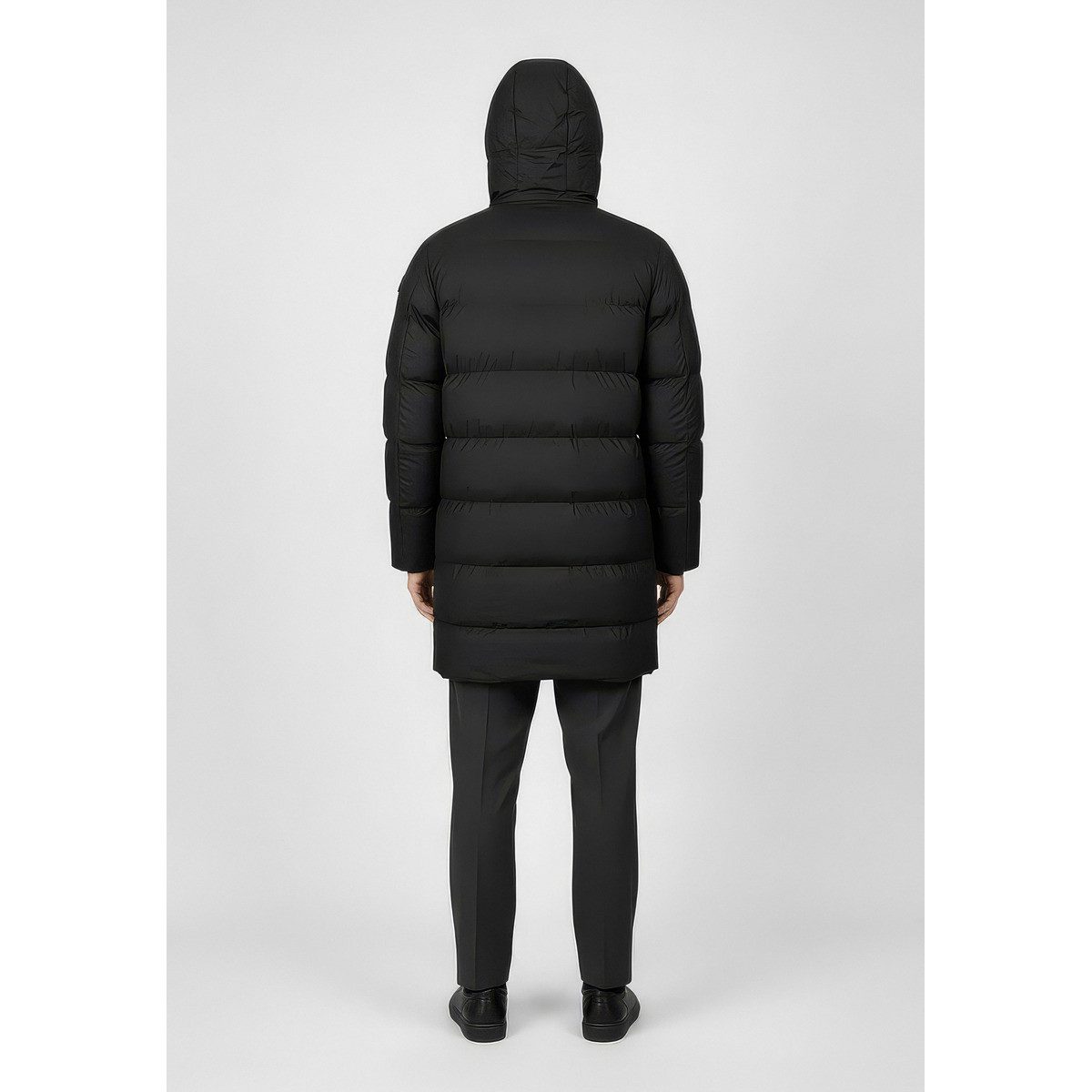 Rains Steppjacke Alta Longer Puffer Jacket W3T3 Unisex Erwachsene (1-St) Winterjacke, Übergangsjacke, Windjacke, Outdoorjacke, Mantel
