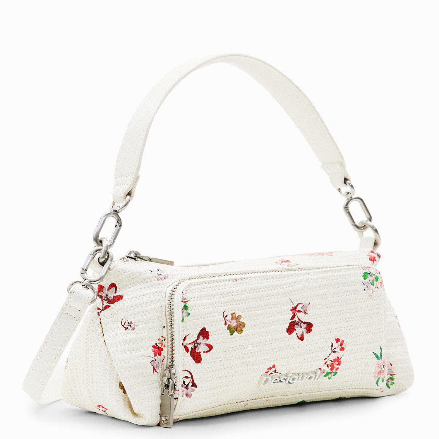 Umhängetasche Desigual Damen Schultertasche Delirium Urus Maxi crudo