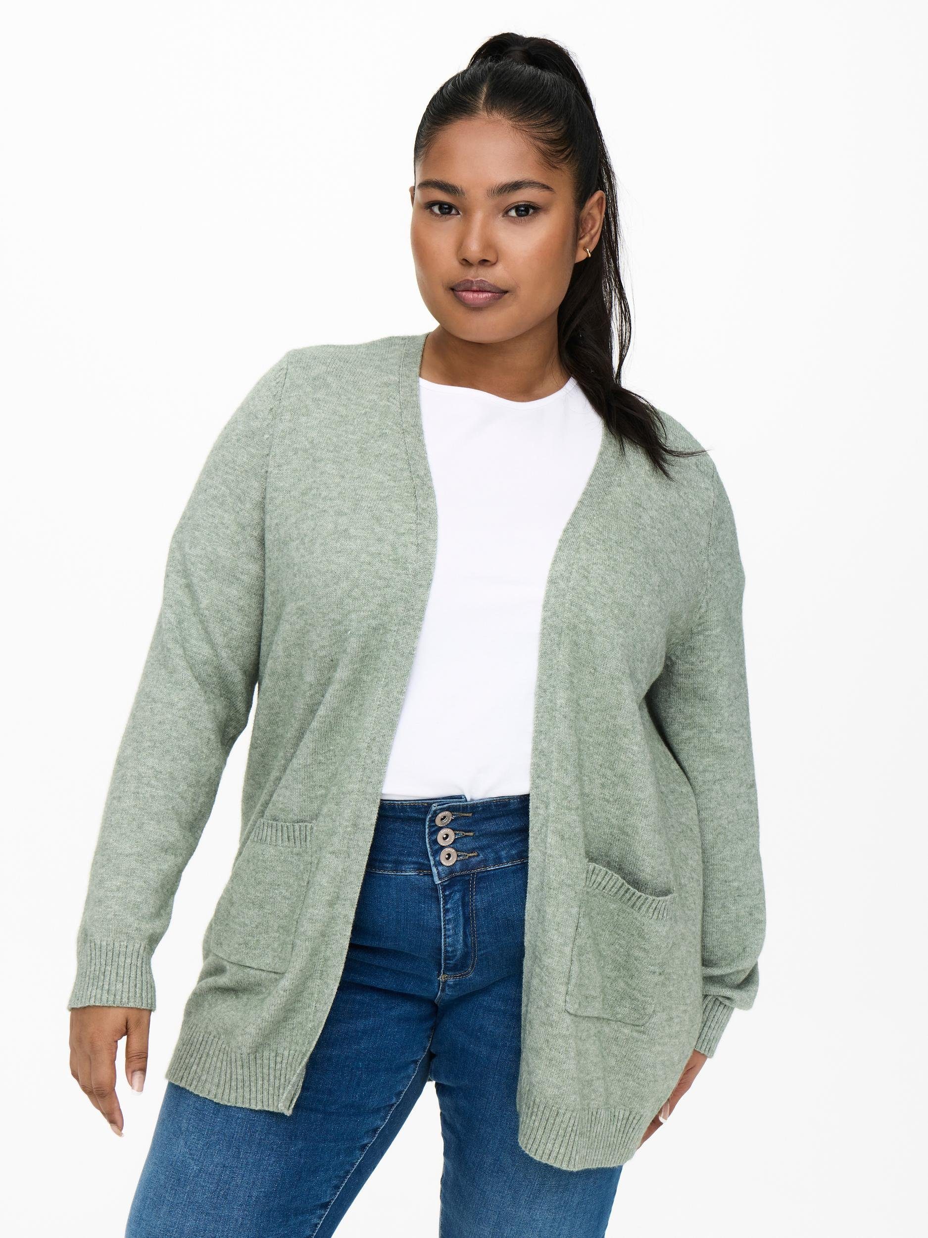 ONLY CARMAKOMA Strickjacke CARESLY L/S OPEN CARDIGAN NOOS KNT günstig online kaufen