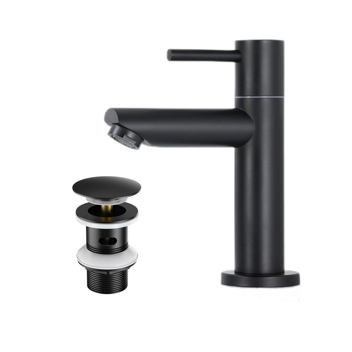 CECIPA MAX Waschtischarmatur Badezimmerhahn schwarz Wasserhahn günstig online kaufen