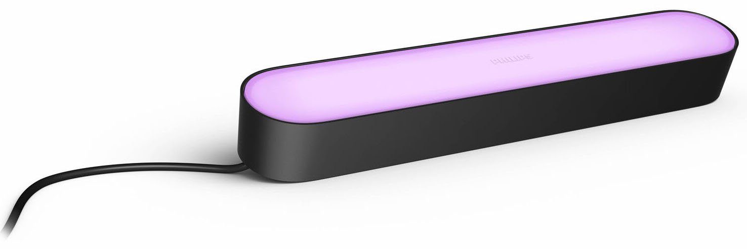 Philips Hue LED Tischleuchte Lightbar, fest Farbwechsler LED Farbwechsel, integriert