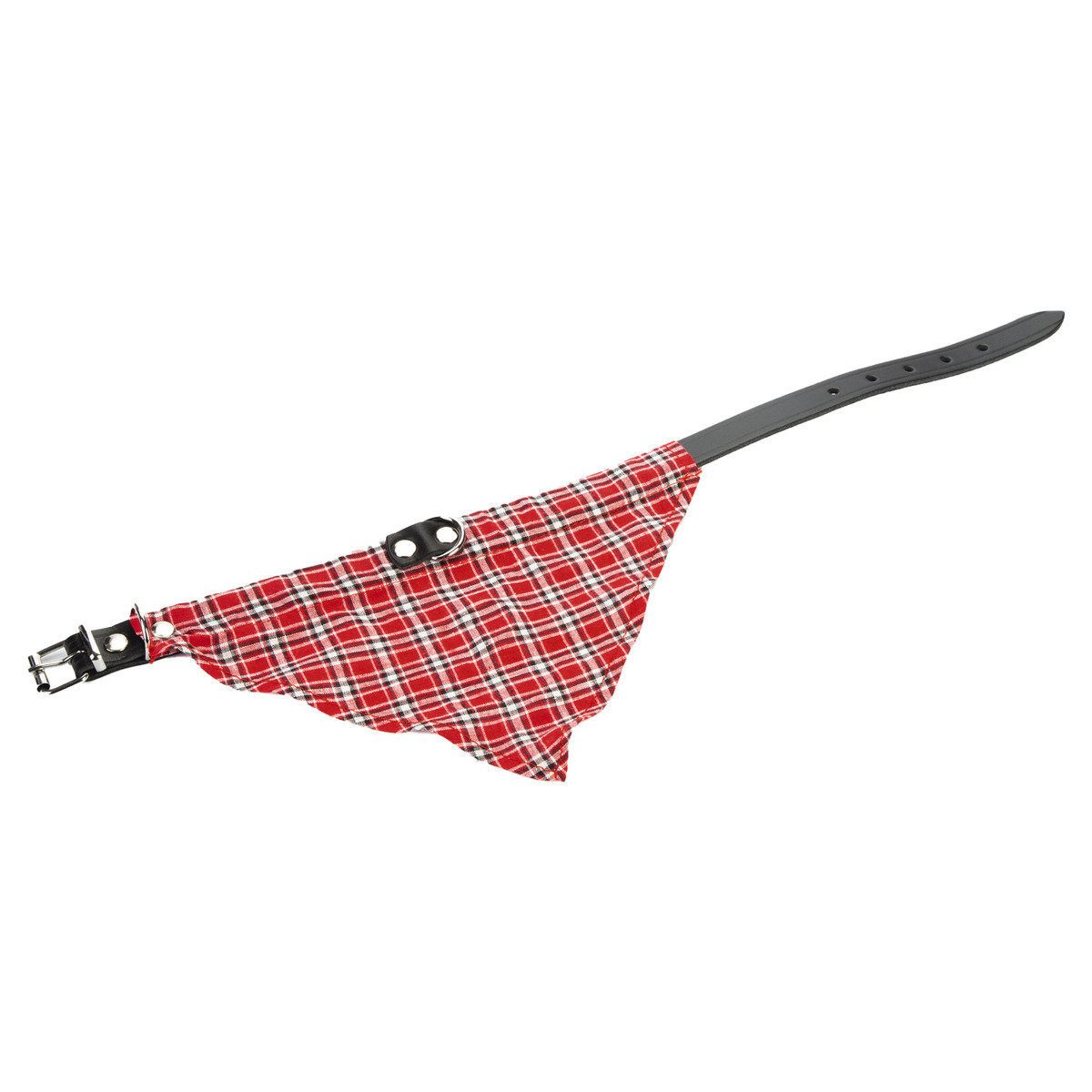 Beeztees Tier-Halstuch Lederhalsband mit Tuch