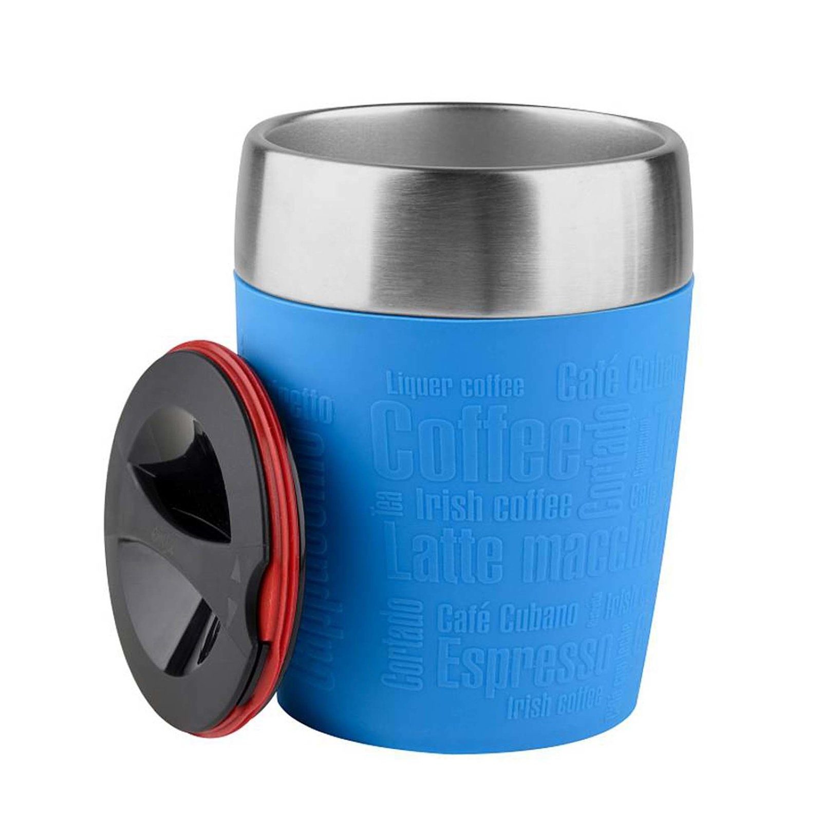 Wasserblau Isolierflasche 200 ToGo Travel Isobecher Thermobecher Cup, ml Kaffee Emsa