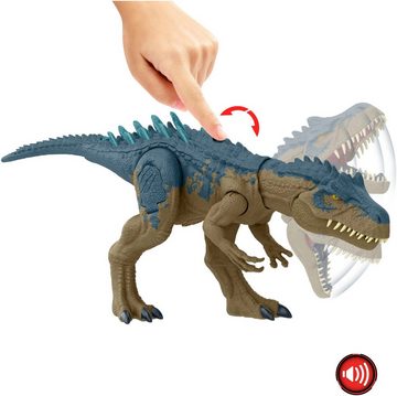 Mattel® Actionfigur Jurassic World, Ruthless Rampage Allosaurus, mit Angriffsbewegung und Geräuschen