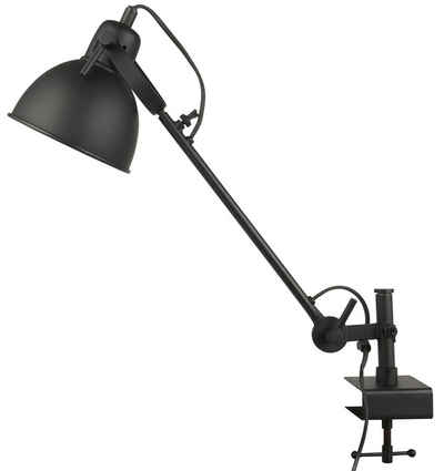 Ib Laursen Klemmleuchte Lampe Tischlampe Montage an Tisch Regal Ablage Schwarz Laursen 2851-24