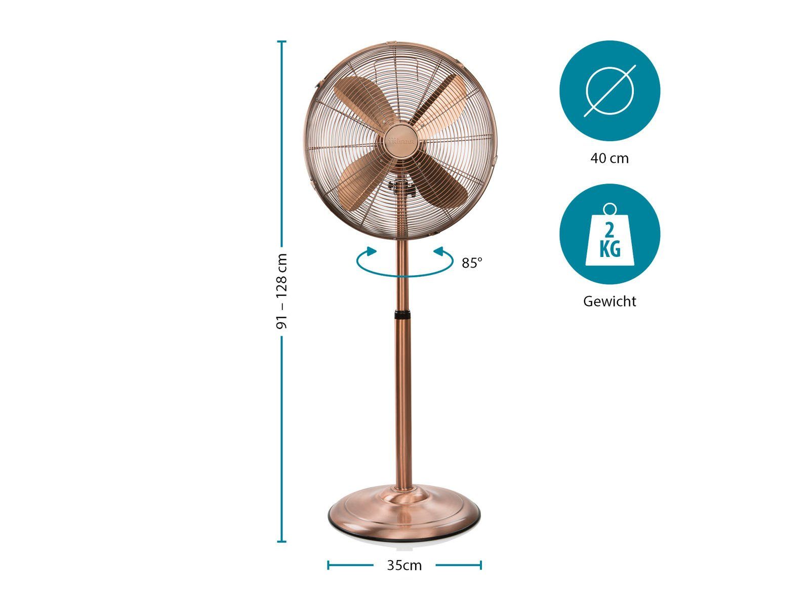 Tristar Standventilator, & kleiner Tisch-Lüfter leise, günstig online kaufen