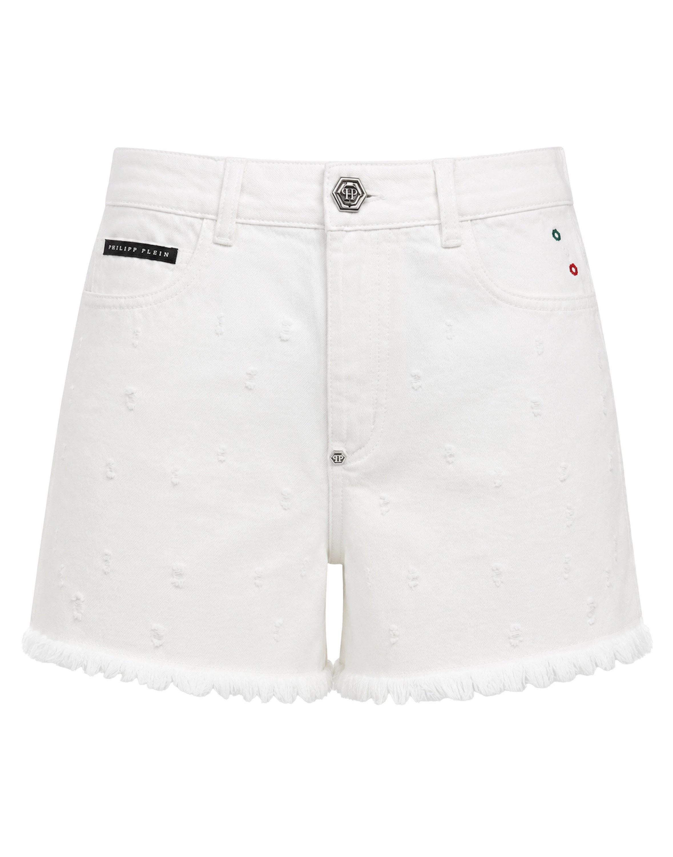 PHILIPP PLEIN Jeanshotpants Hotpants