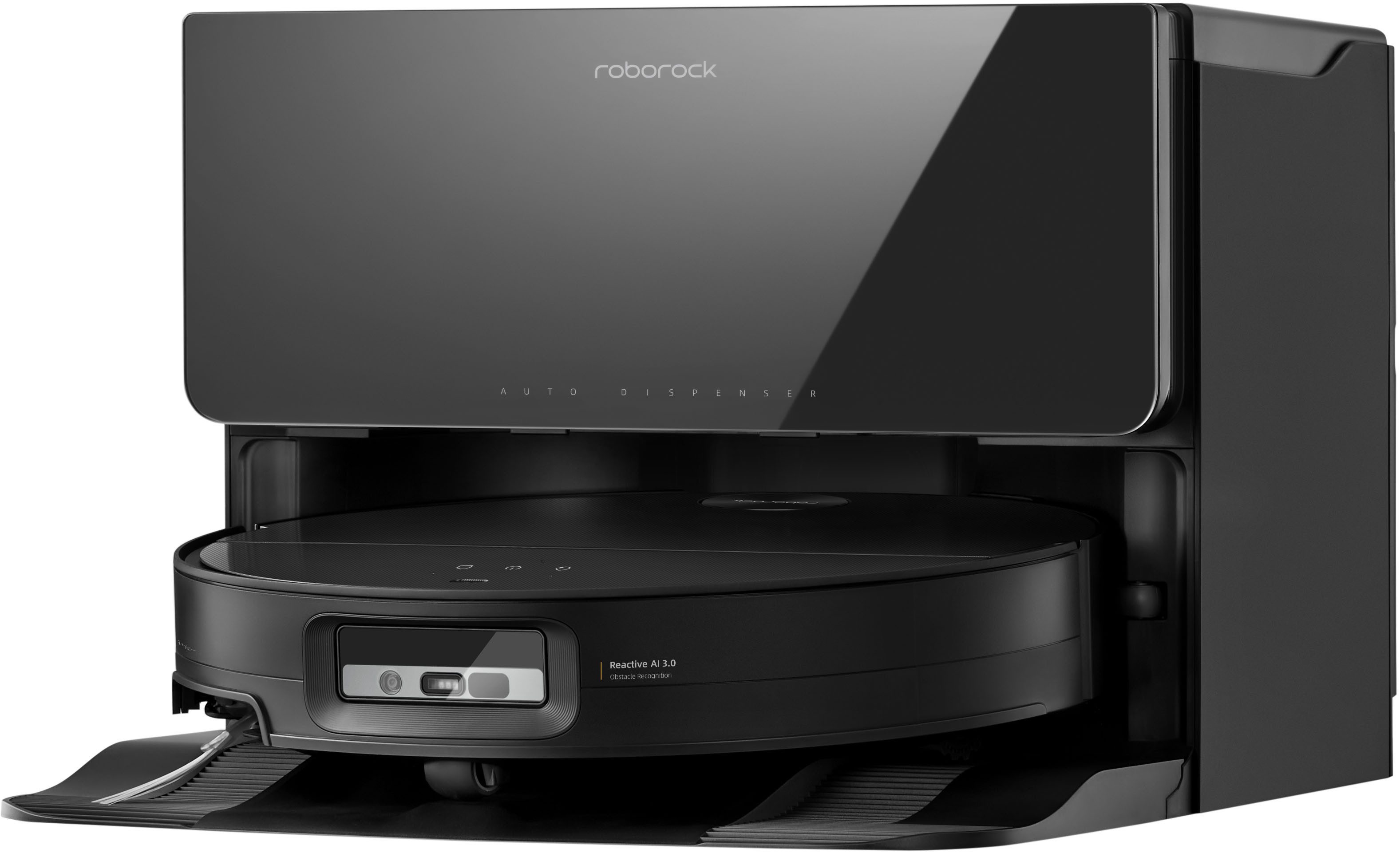 Roborock Saugroboter Roborock Saros 10 mit Wischfunktion, 65 W, mit Beutel, mit Wassertank (black)