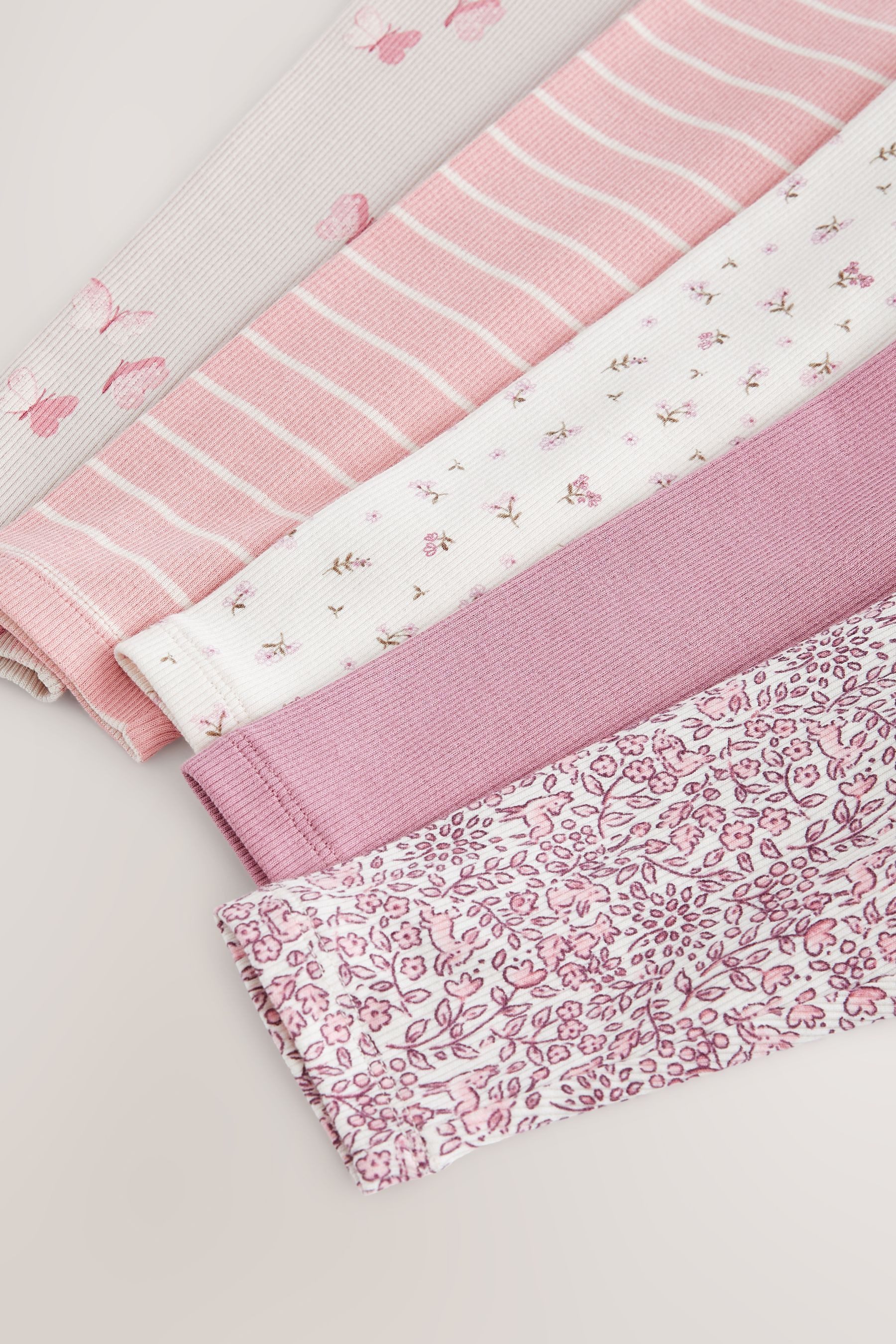 Next Leggings Gerippte Leggings im 5er-Pack (5-tlg) – Bild 4 von 5