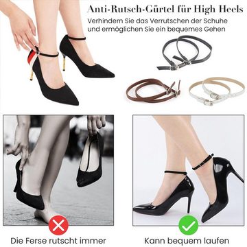 Daisred Schnürsenkel 2 Paar Damen Bootsschuhriemen Shoe Laces with Buckle