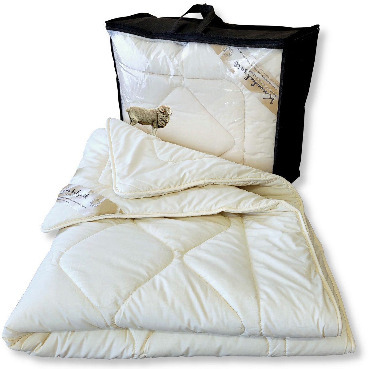 Meivita Naturhaarbettdecke Merino Schafschurwolle Winterdecke Winterbett, F günstig online kaufen