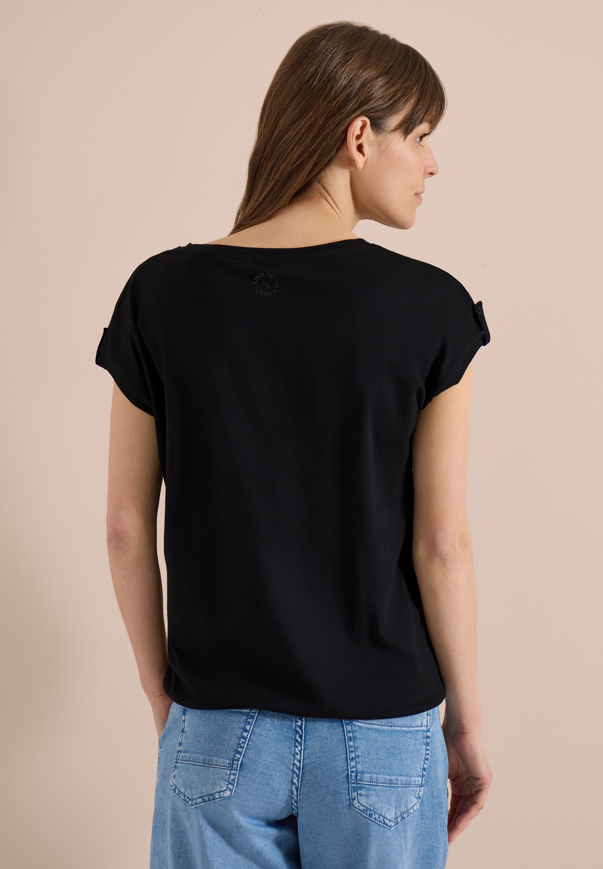 CECIL T-Shirt mit Rundhalsausschnitt