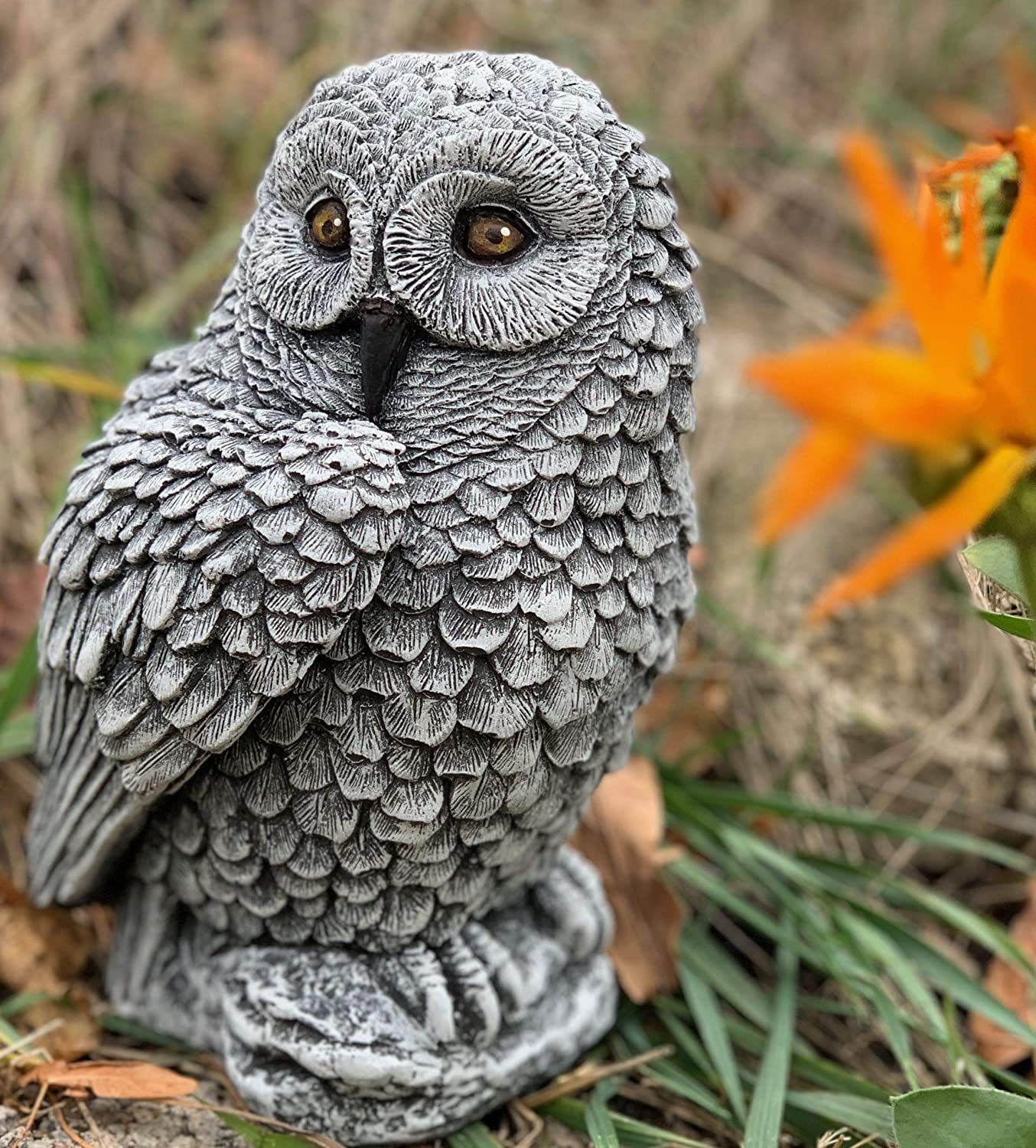 Stone and Style Gartenfigur Steinfigur Schneeeule günstig online kaufen