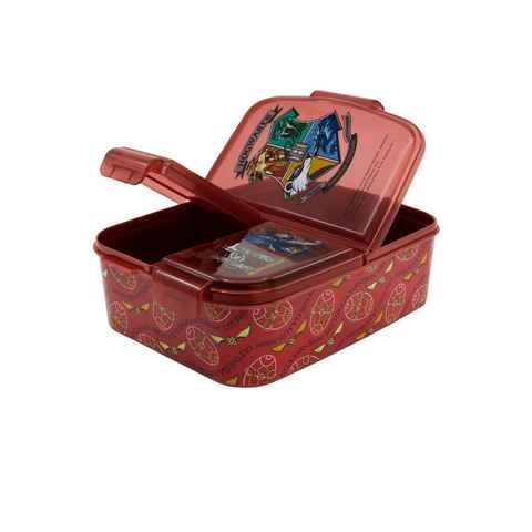 Harry Potter Lunchbox Brotdose Harry Potter, Vesperdose mit 3 Fächern, BPA-frei