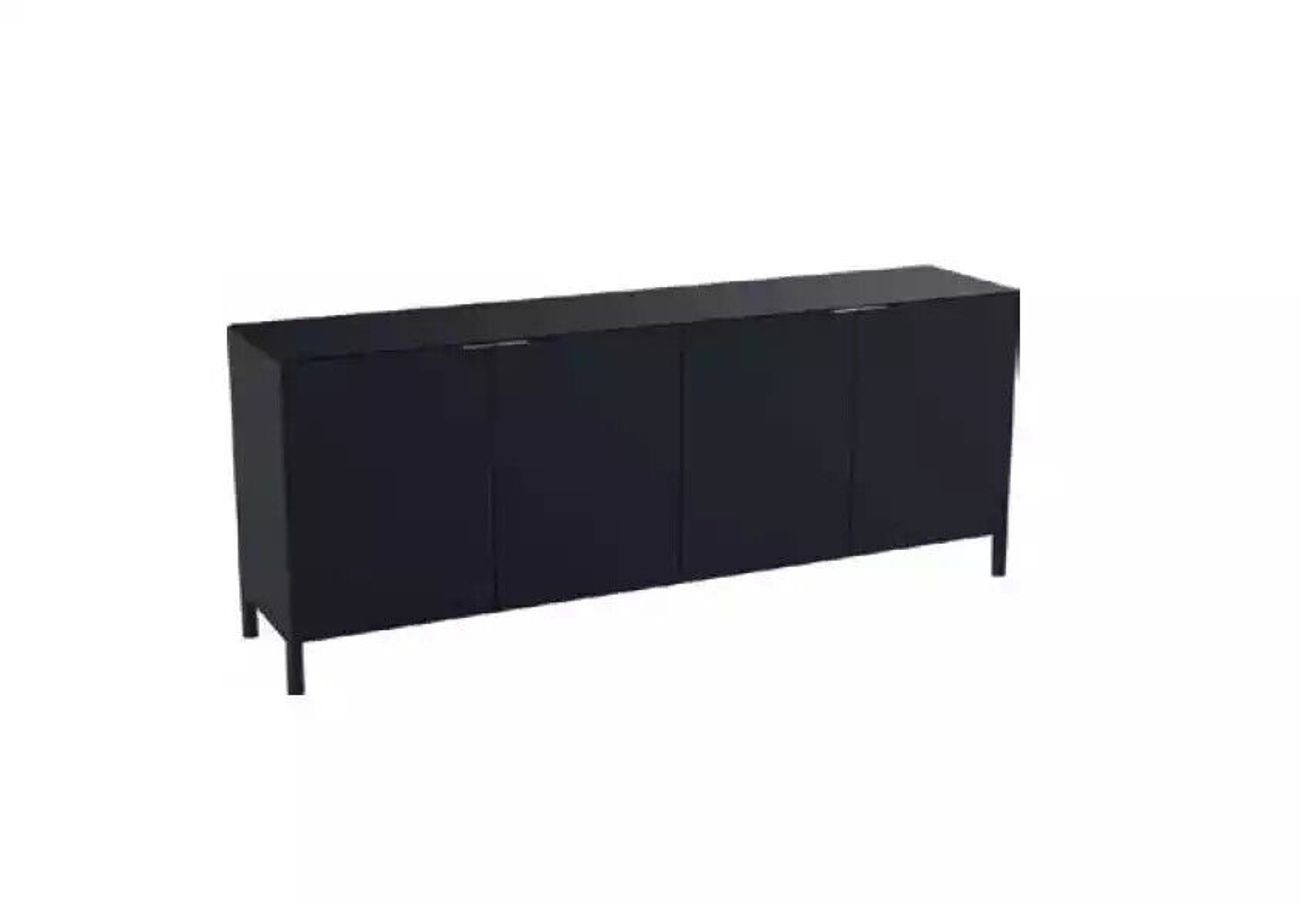 JVmoebel Eckschreibtisch Eckschreibtisch Sideboard Couchtisch Made Eckschreibtisch 1x 1x Couchtisch), Modern Sideboard Europa in Arbeitszimmer (3-St., 1x + Schwarz 