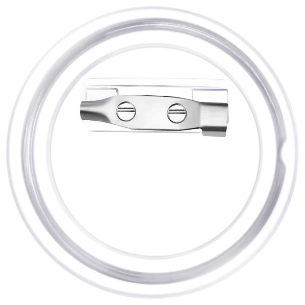 vidaXL Button Set Button-Set mit Anstecknadel 100 Stk. Acryl 37 mm