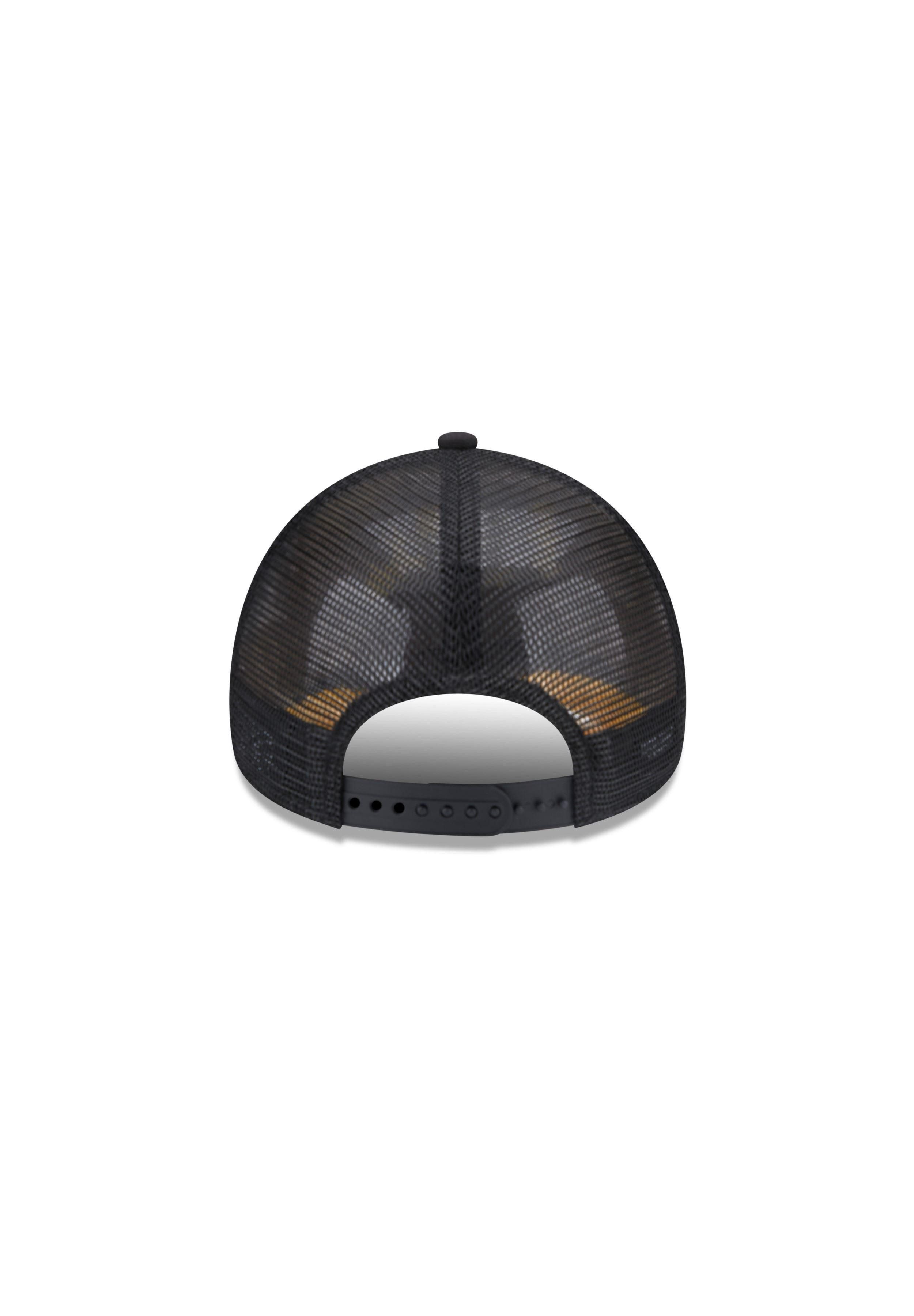 New Era Baseball Cap Batman DC Print Black Yellow A-Frame Adjustable Kids Trucker Cap New E (1-St)