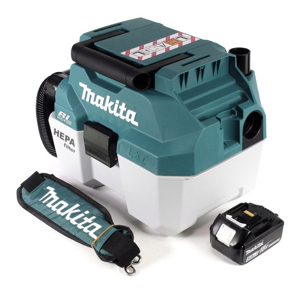 Makita Staubabsauger DVC 750 LT1X3 Akku Staubsauger Nass und Trockensauger 18 V tragbar
