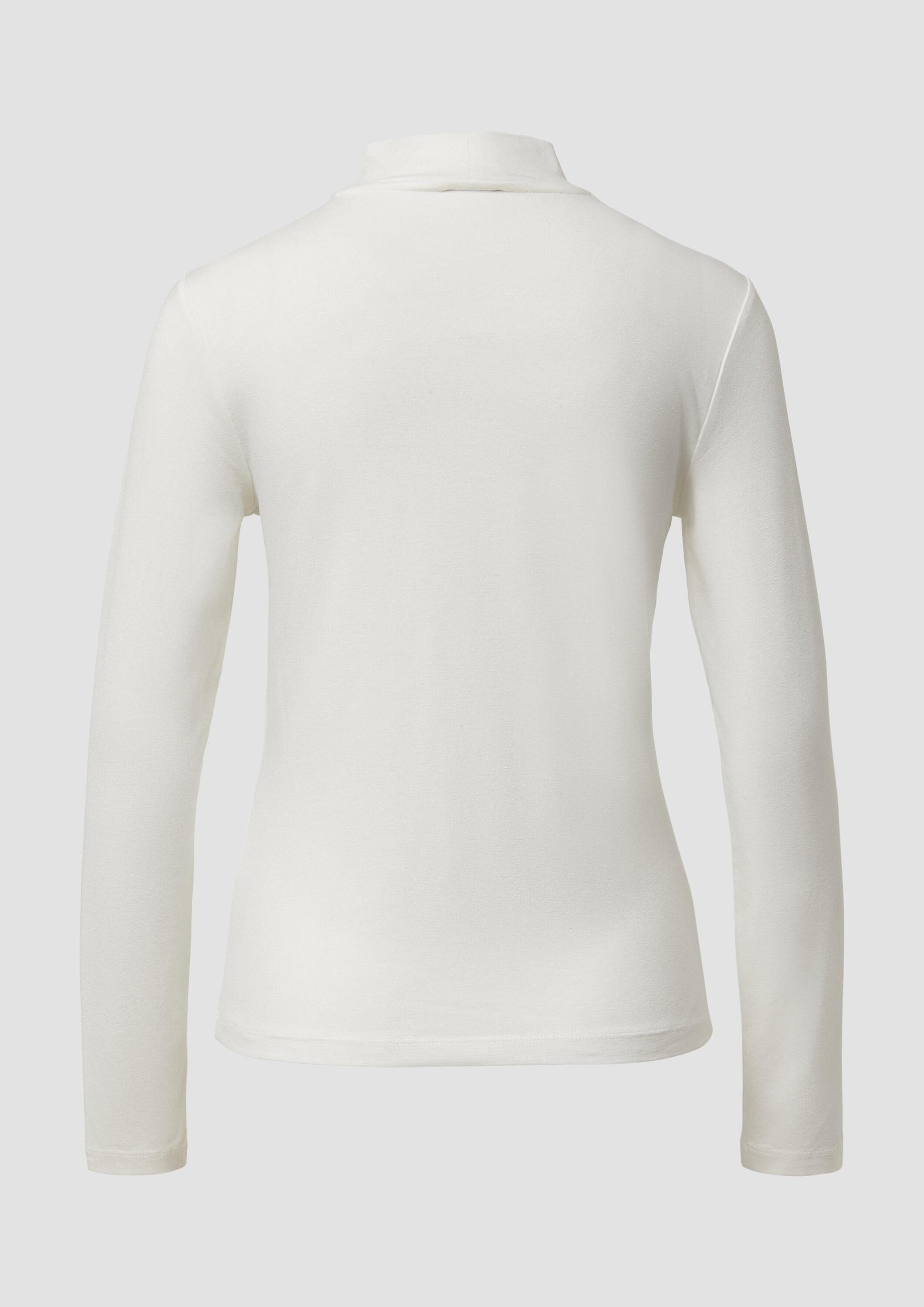 s.Oliver Langarmshirt T-Shirt Slim FitJerseyshirt mit günstig online kaufen