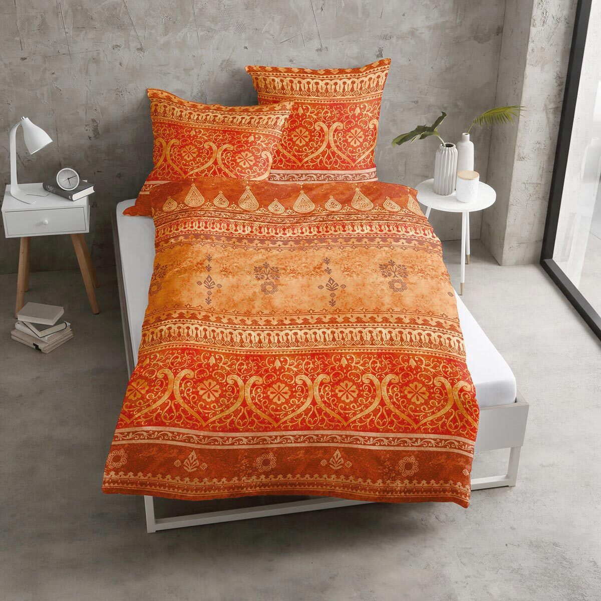 TRAUMSCHLAF Bettwäsche Indi Muskat, Mako Satin, 2 teilig, orientalisches De günstig online kaufen