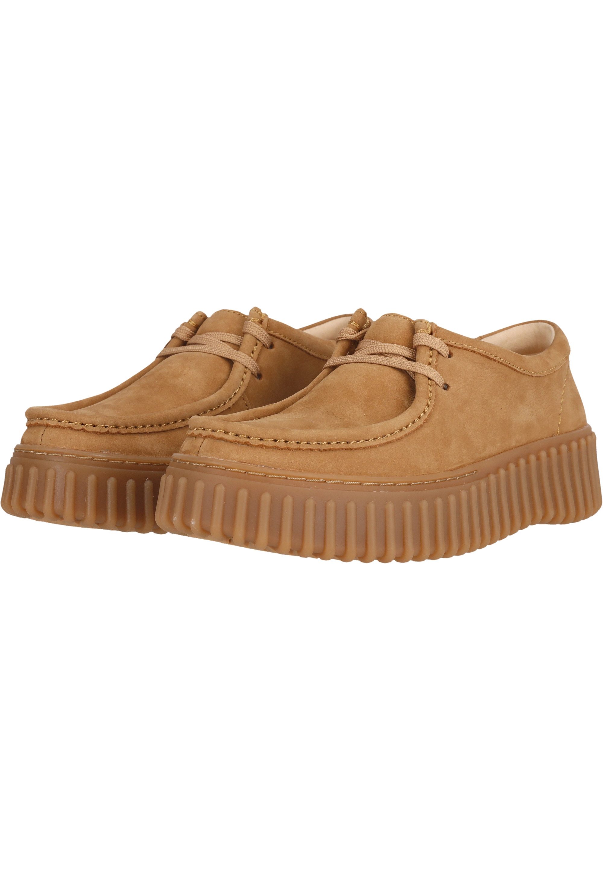Clarks Torhill Bee Mokassin mit großer gerippter Außensohle