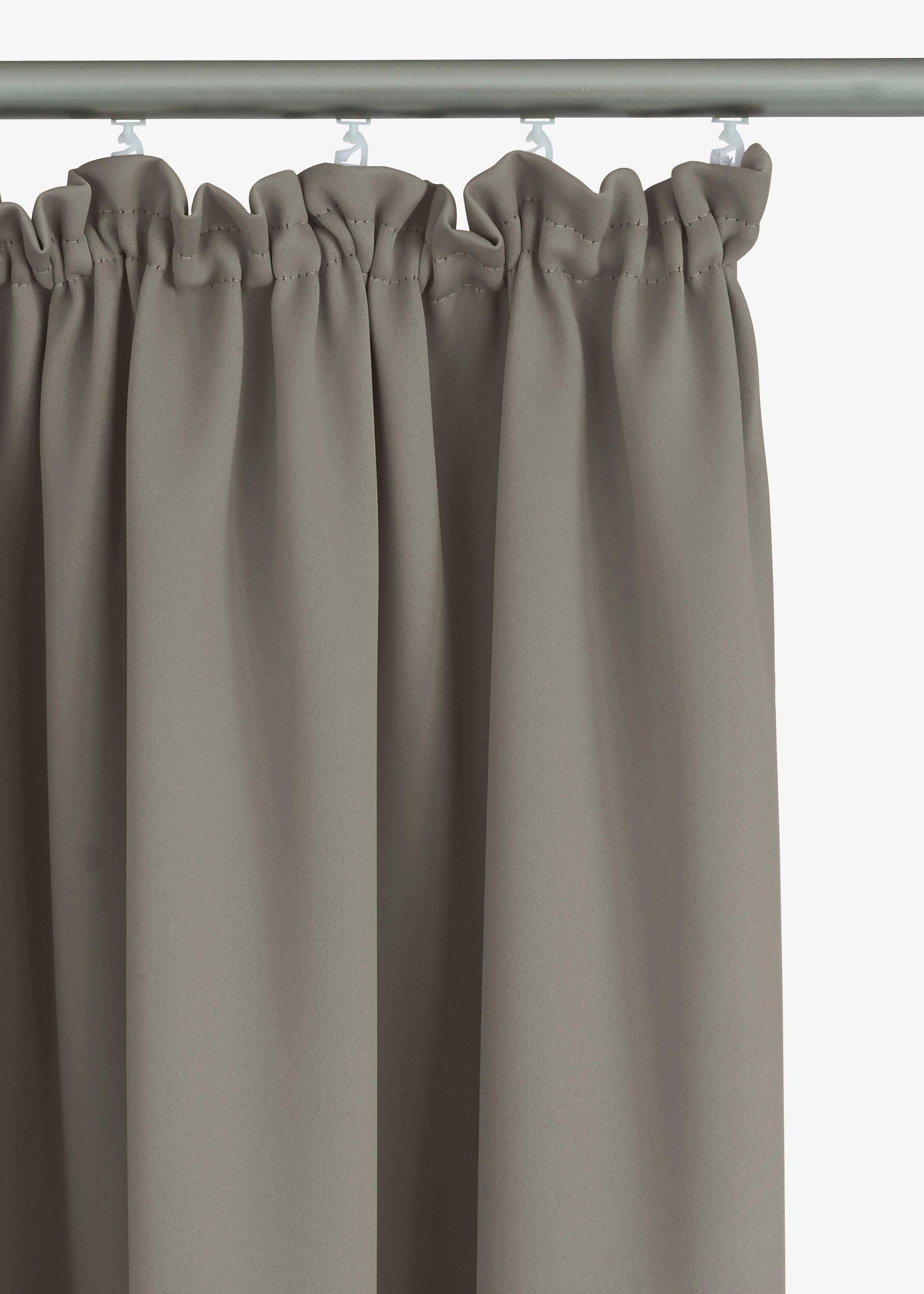 Wirth Vorhang Dim out (1 St), Kräuselband, verdunkelnd