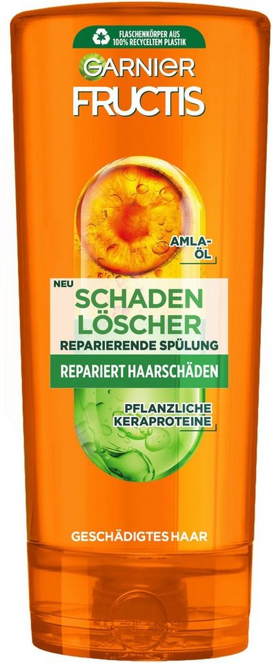 GARNIER Haarspülung Garnier Fructis Schadenlöscher Spülung, Set,