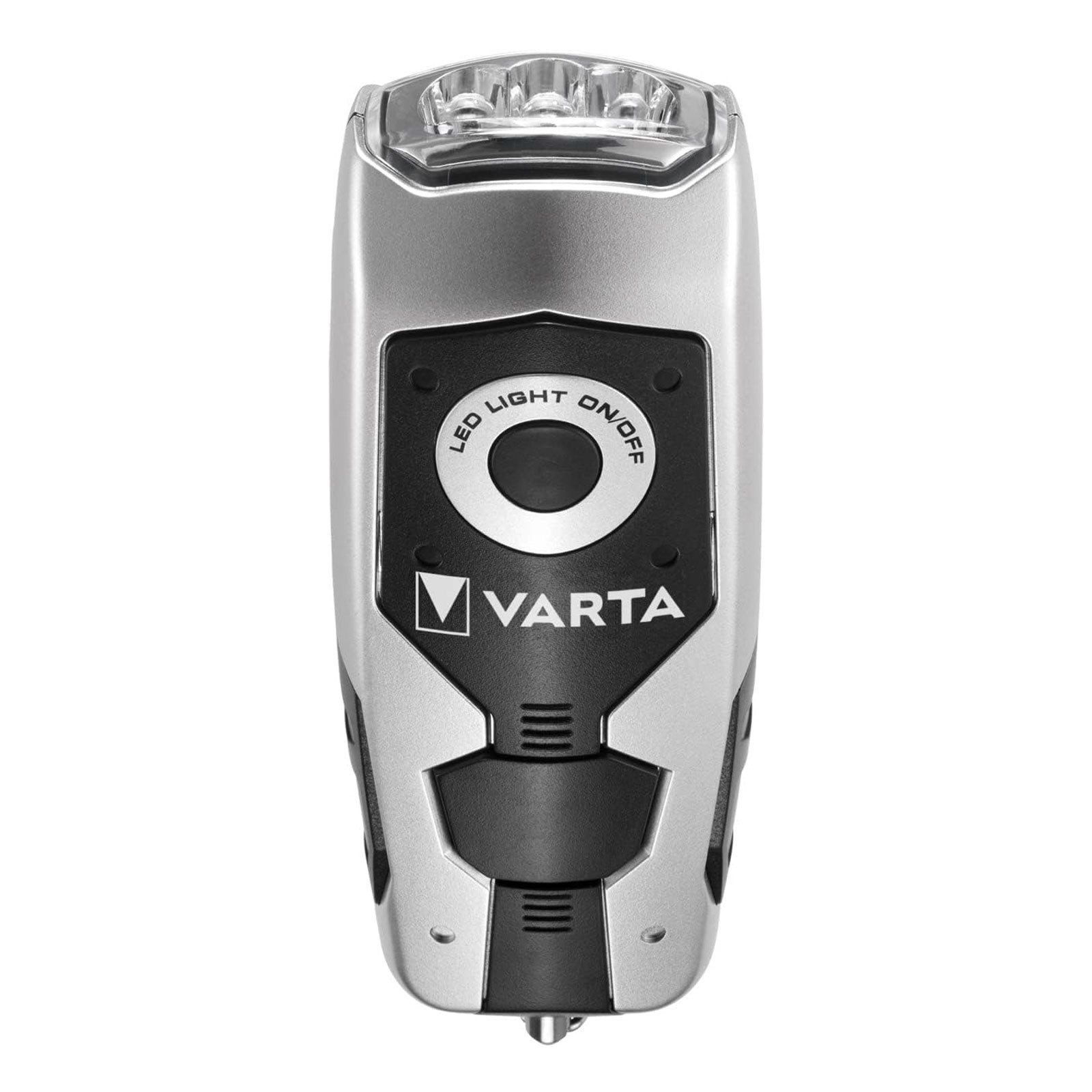 VARTA Taschenlampe Grau Hand-Blinklicht