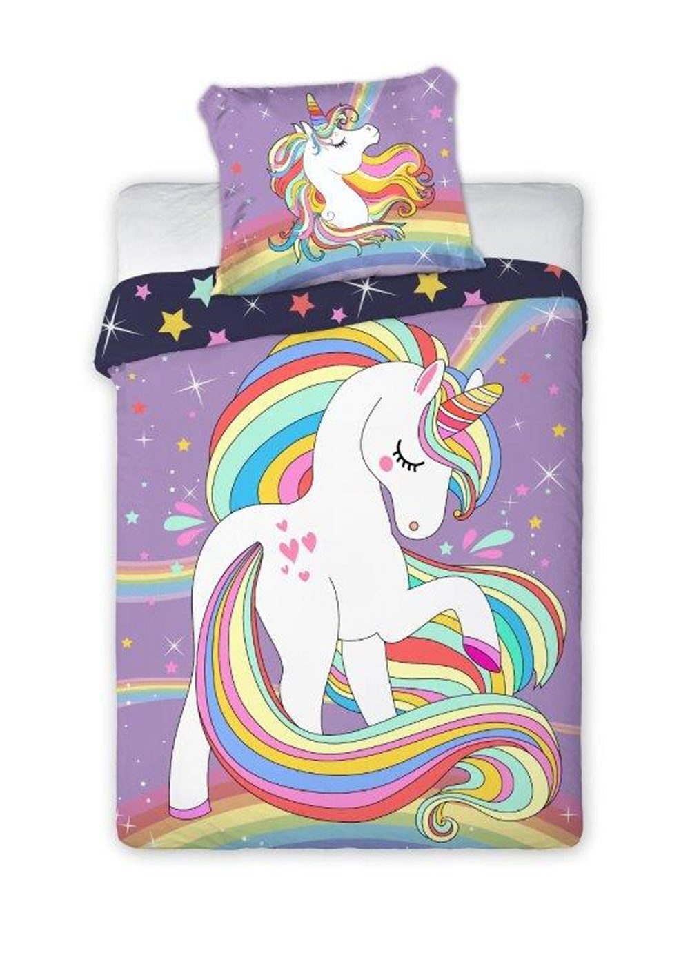 texpot Bettwäsche Kinderbettwäsche Pony bedruckt Garnitur, günstig online kaufen