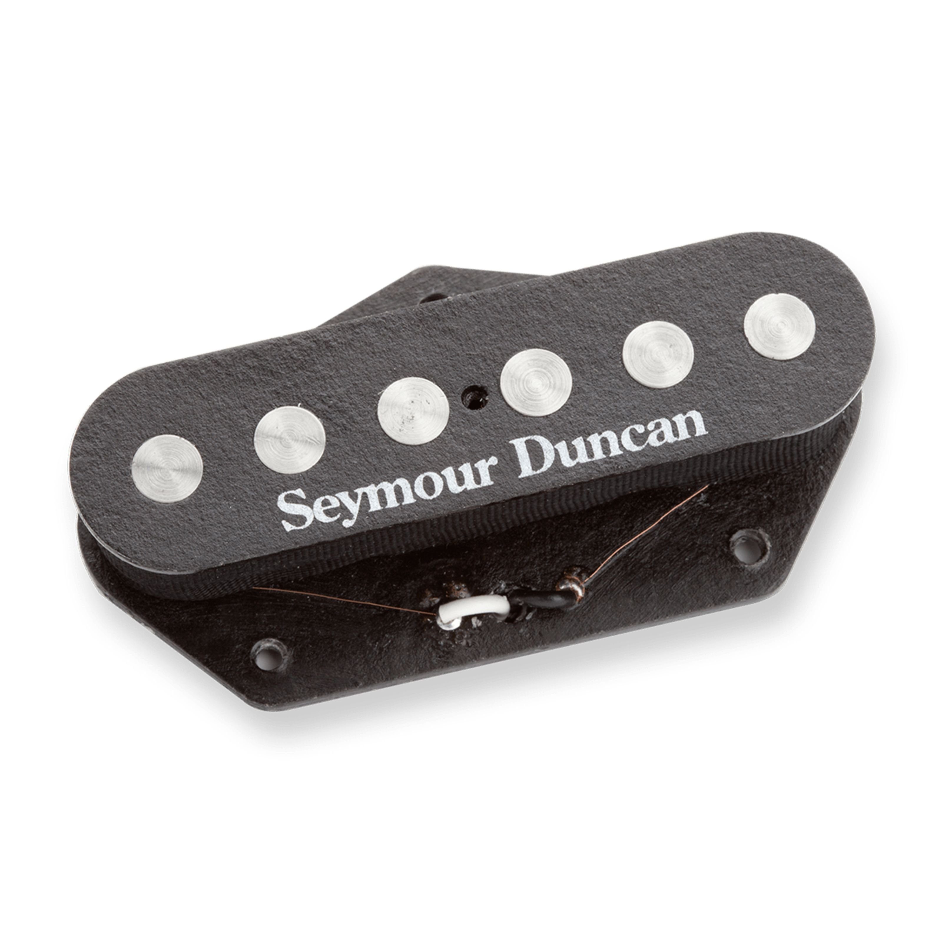 Seymour Duncan Tonabnehmer, (STL-3 Quarter Pound Tele Bridge Black, E-Gitarre Tonabnehmer, Single-Coil), STL-3 Quarter Pound Tele Bridge Black - Single Coil Tonabnehmer für
