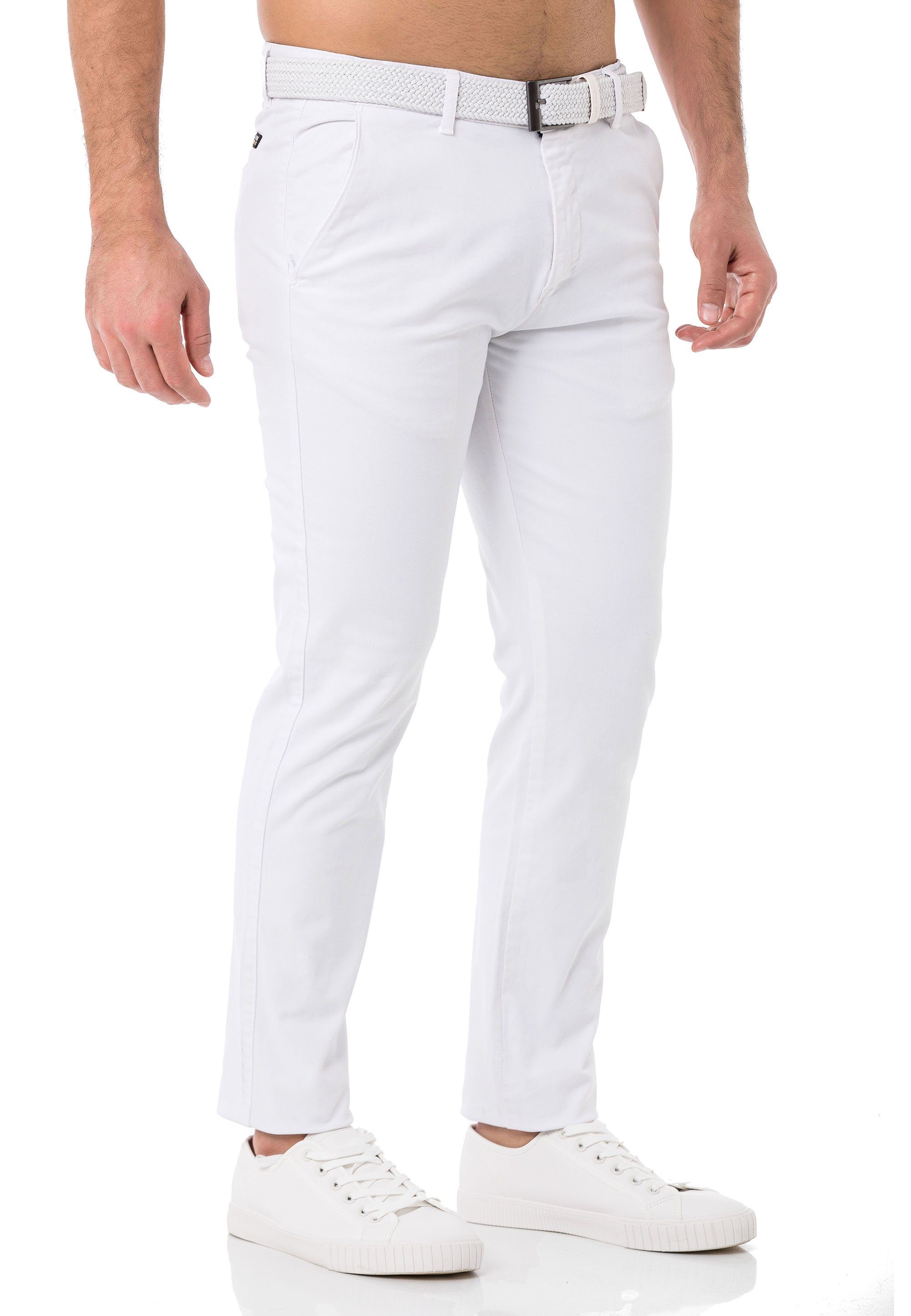 RedBridge Chinohose inklusive hochwertigem Stretch-Gürtel Casual